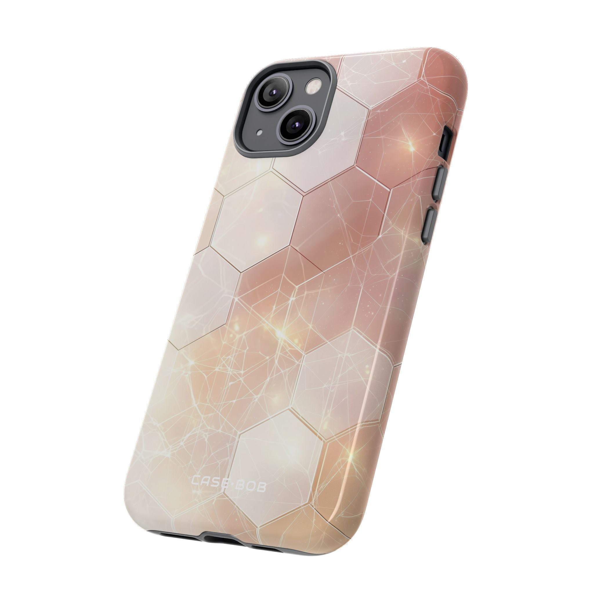 Honeycomb Glow iPhone 14 Plus Case - Tough