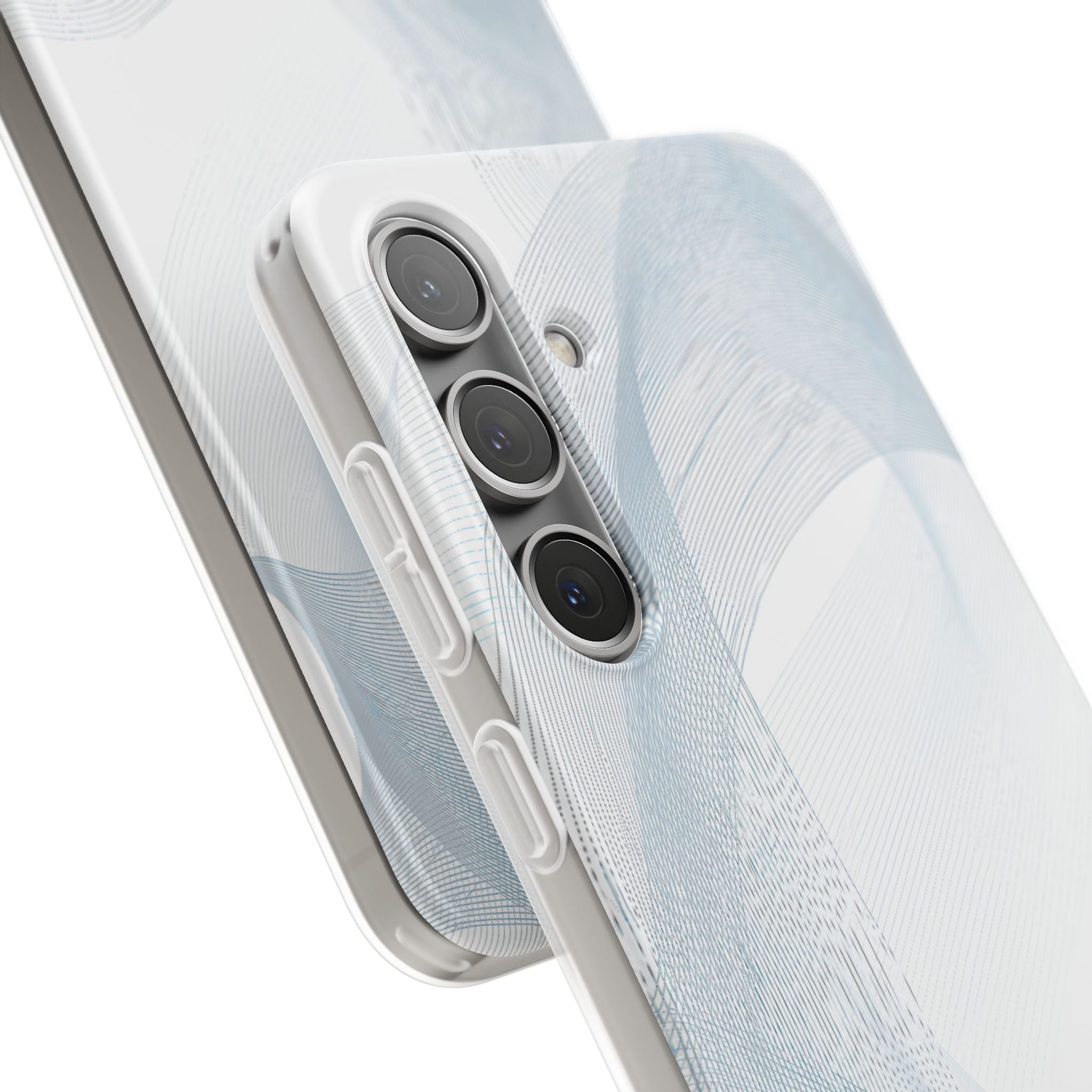 White Lite Phone Case for Samsung - Arctic Line Current
