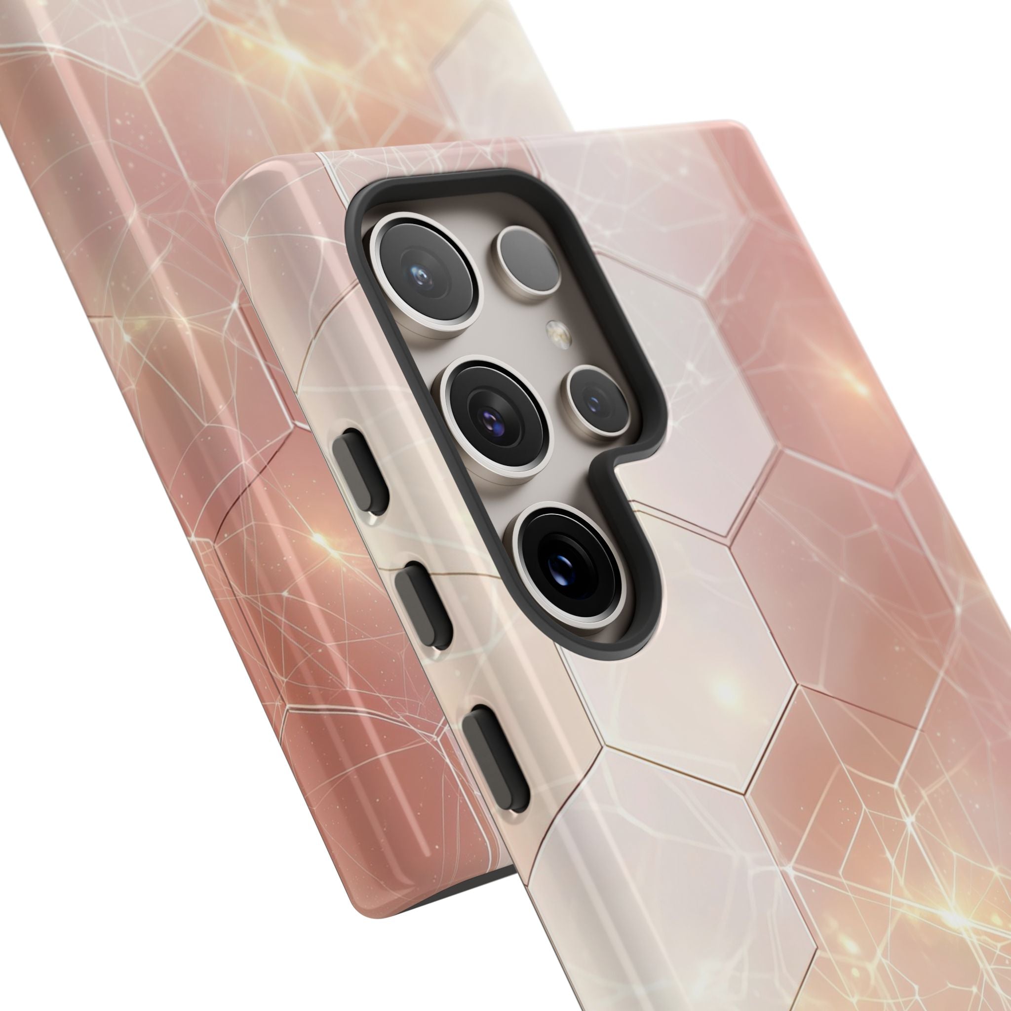 Honeycomb Glow Samsung S24 Ultra Skal - Tough