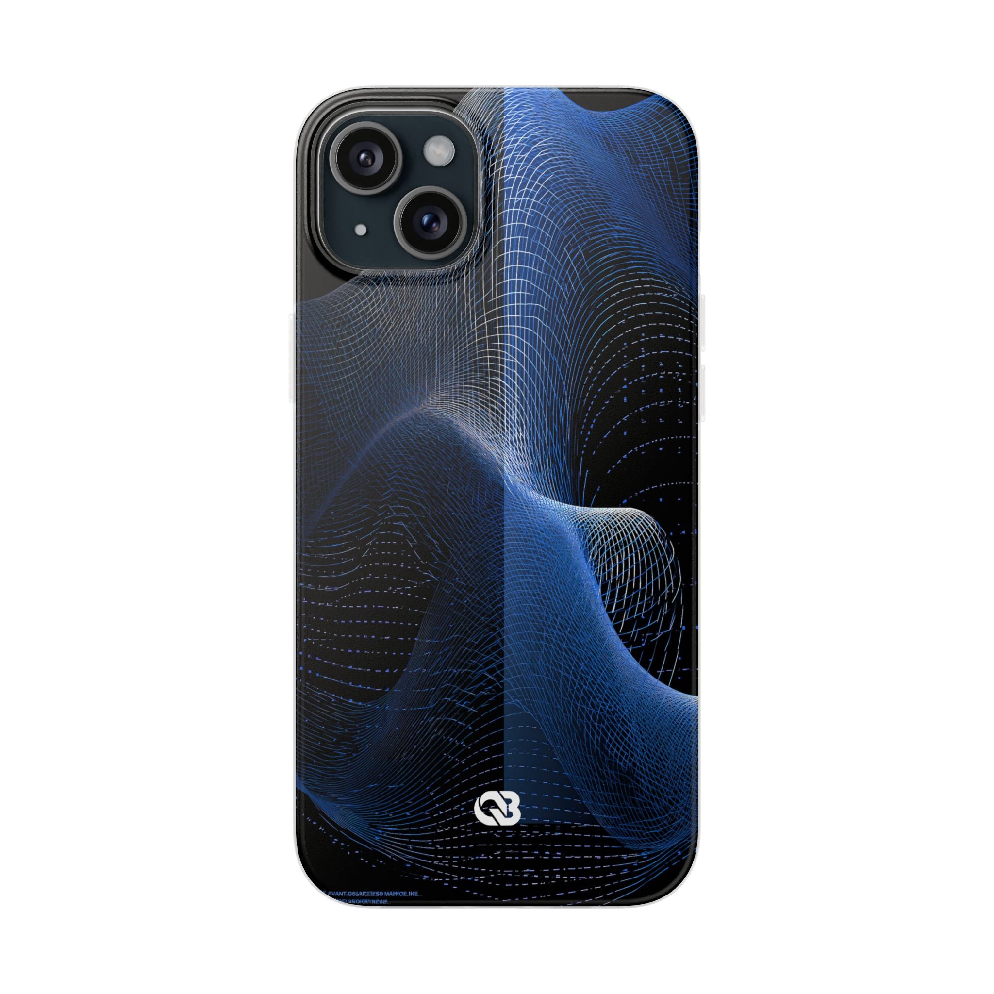 Blue Lite Phone Case for iPhone - Electric Blue Flux