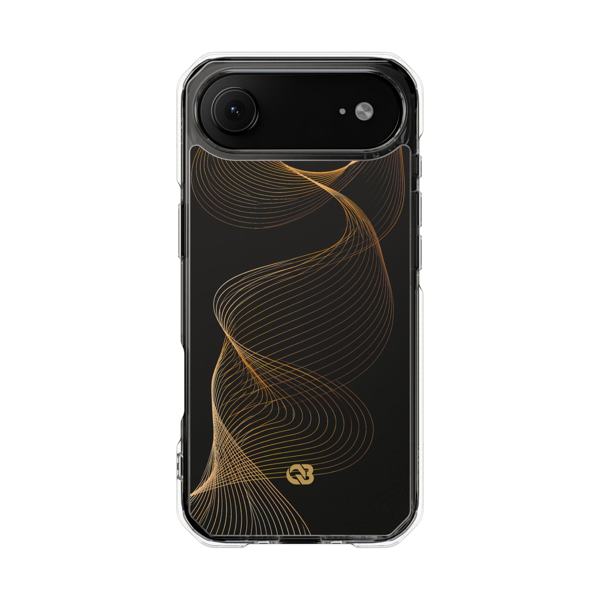 Gold Impact MagSafe Phone Case for iPhone - Burnished Bronze Helix