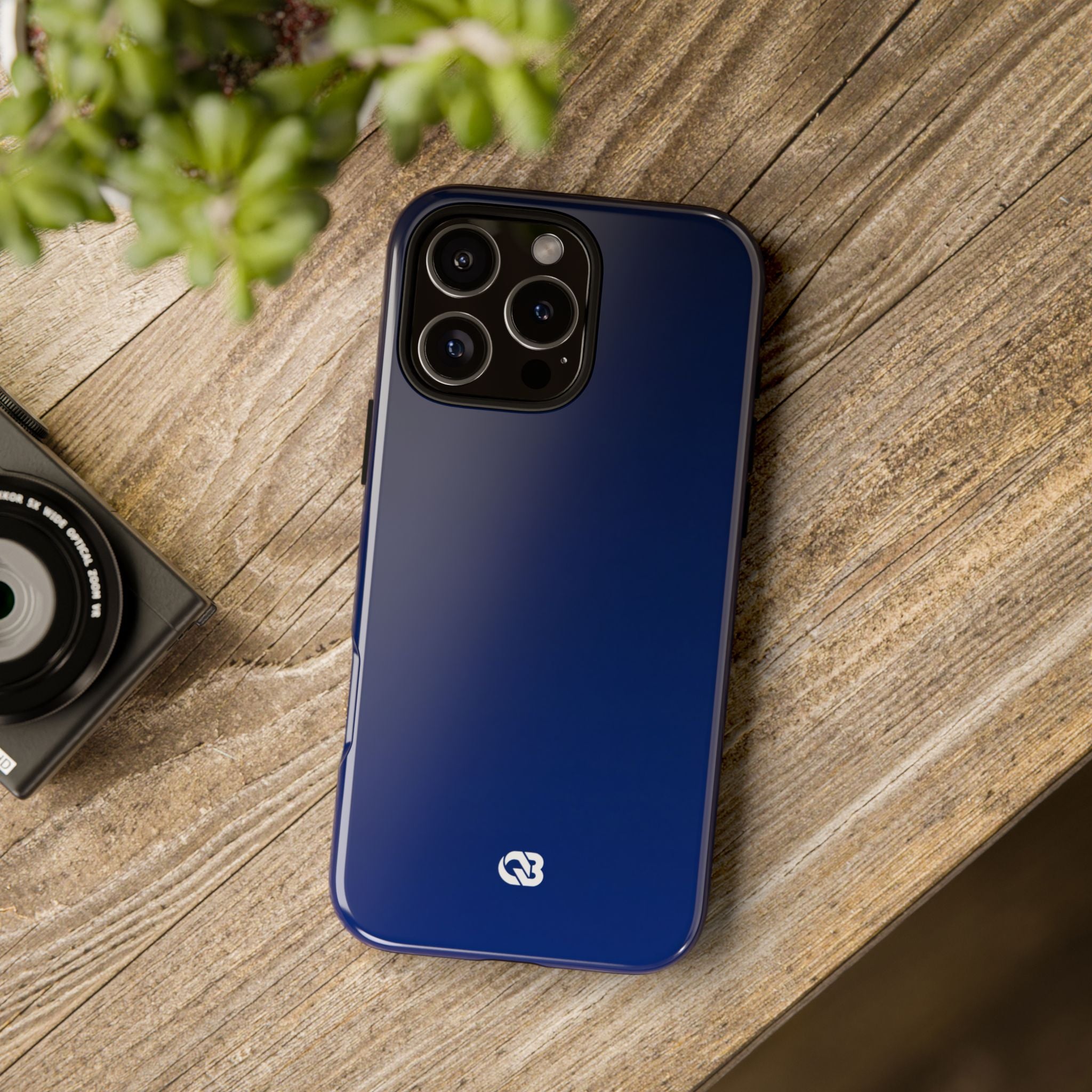 Blue Tough Phone Case for iPhone - Midnight Cobalt Fade