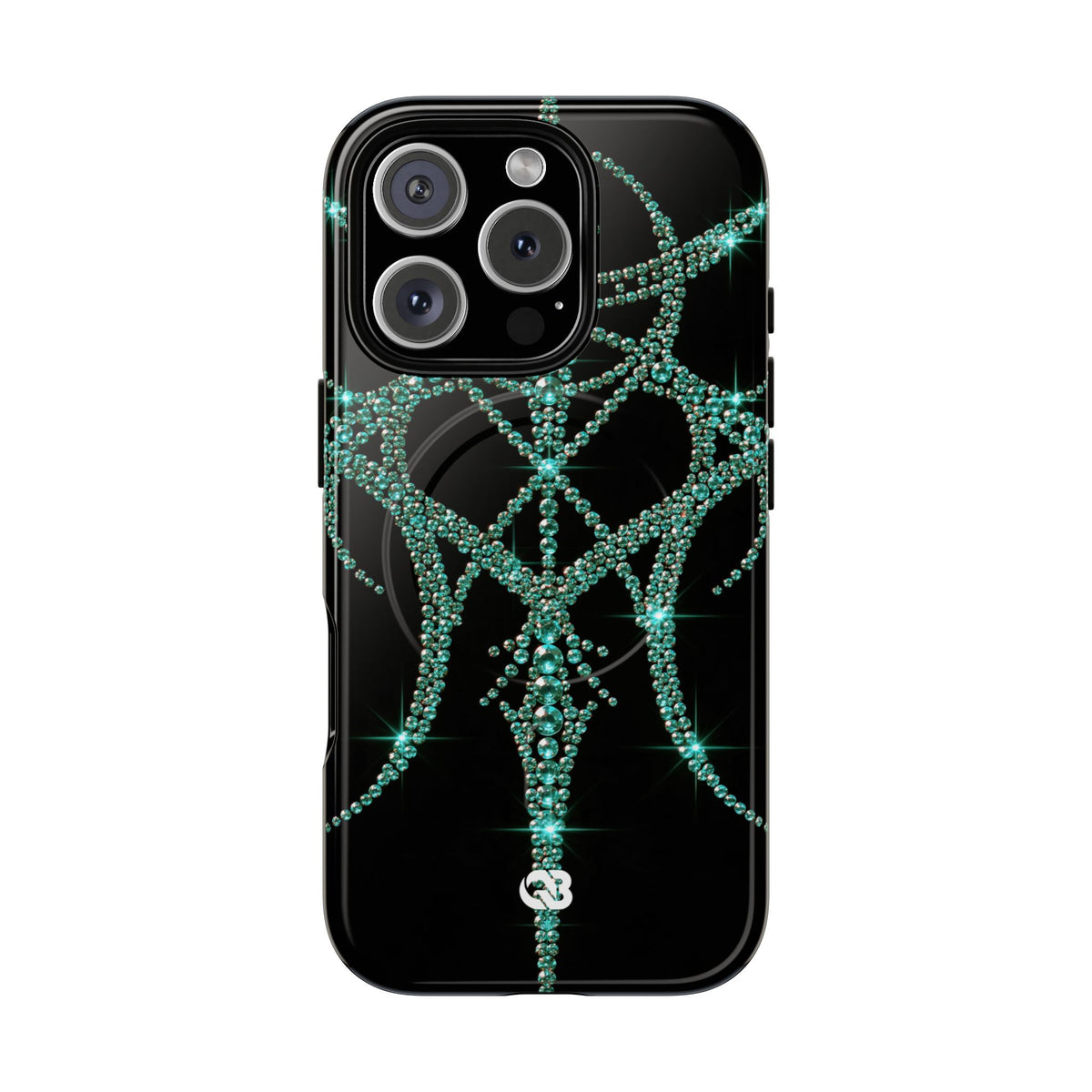 Teal Cyber Sigil · Tough 2.0 Magnetic Phone Case for iPhone · Teal