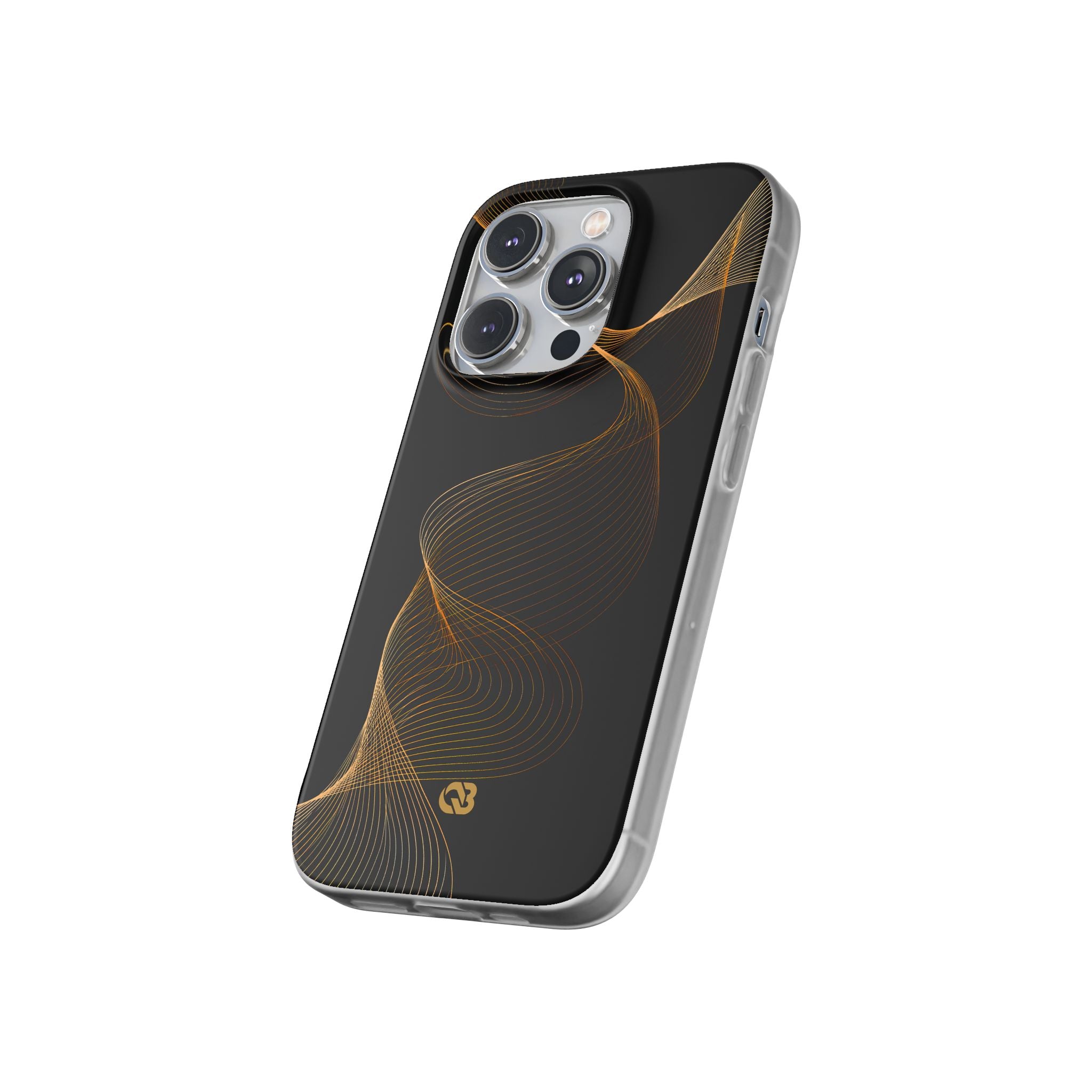 Gold Lite Phone Case for iPhone - Burnished Bronze Helix