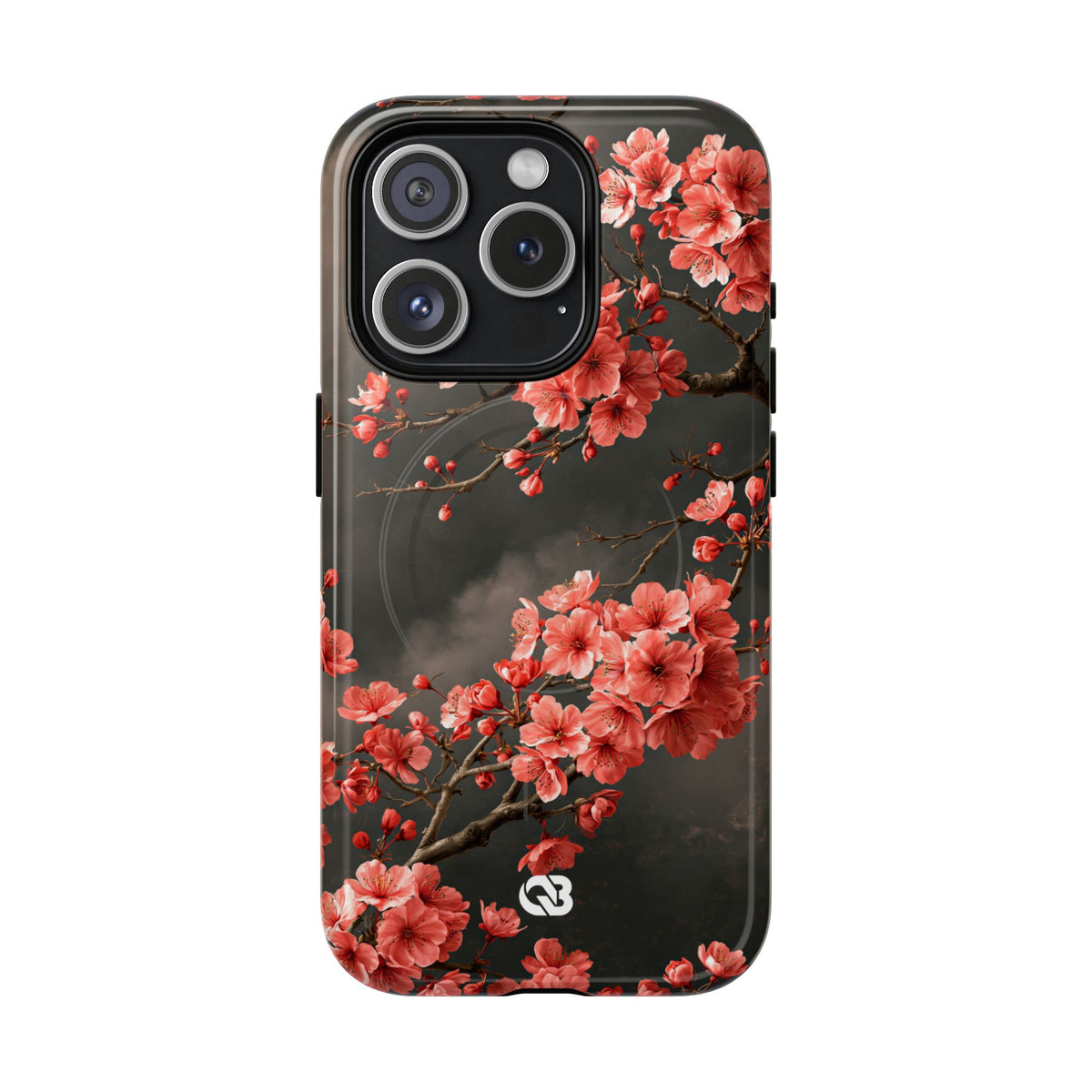 Dark Sakura Nocturne · Tough 2.0 Magnetic Phone Case for iPhone · Black