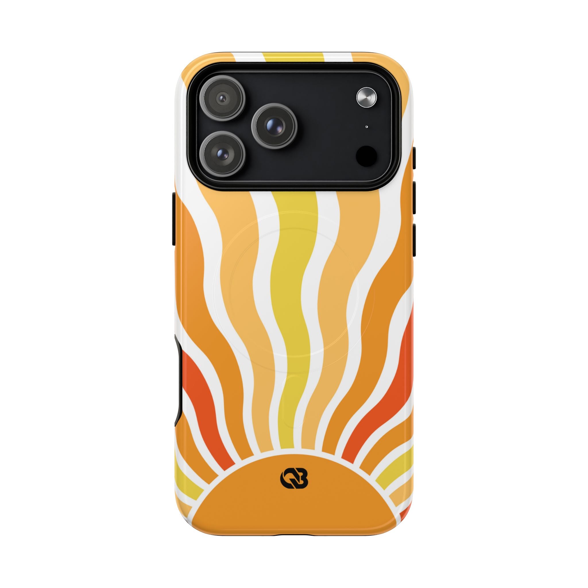 Amber Solar Waves · Tough+ Phone Case for iPhone · Magsafe
