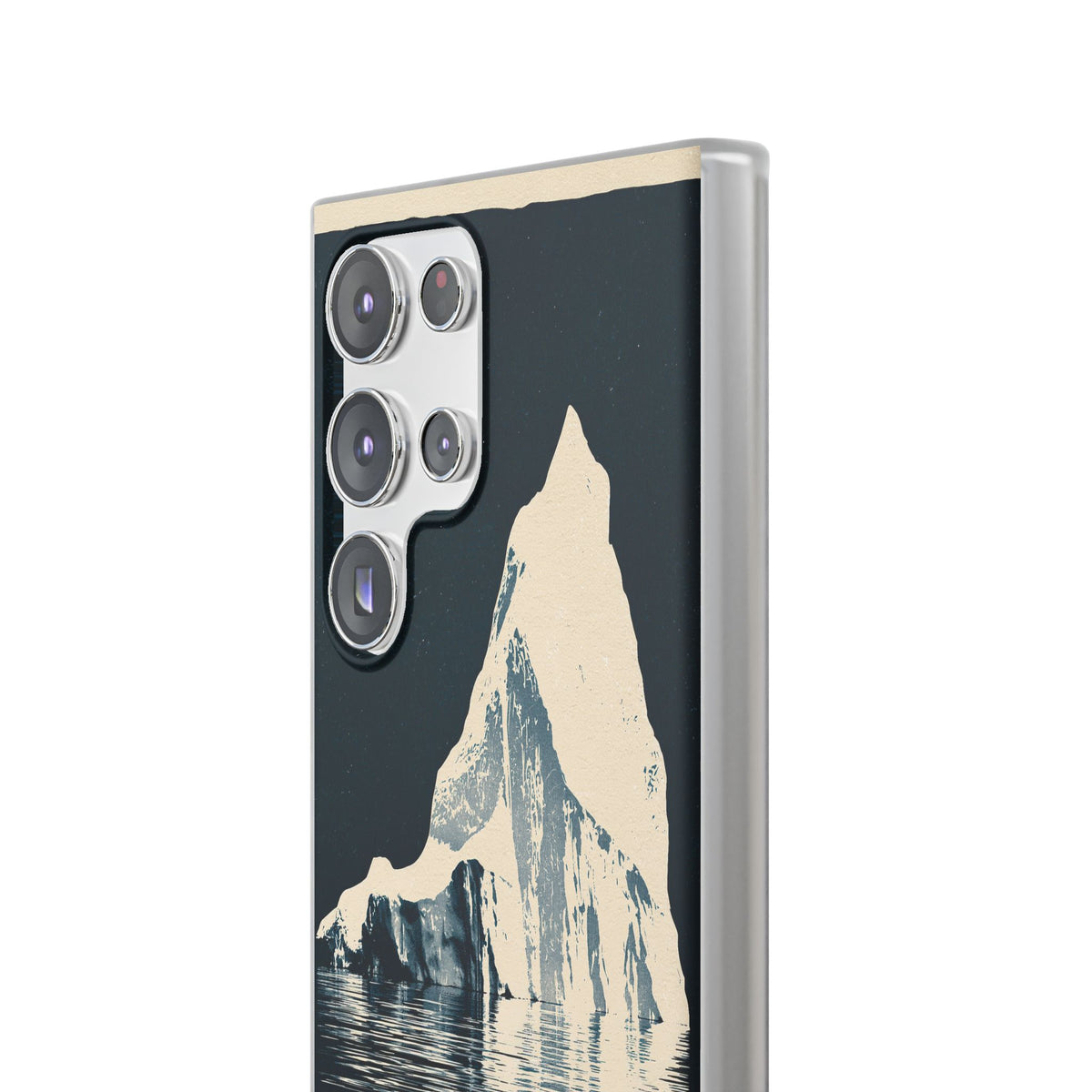 Blue Lite Phone Case for Samsung - Frozen Navy Monolith