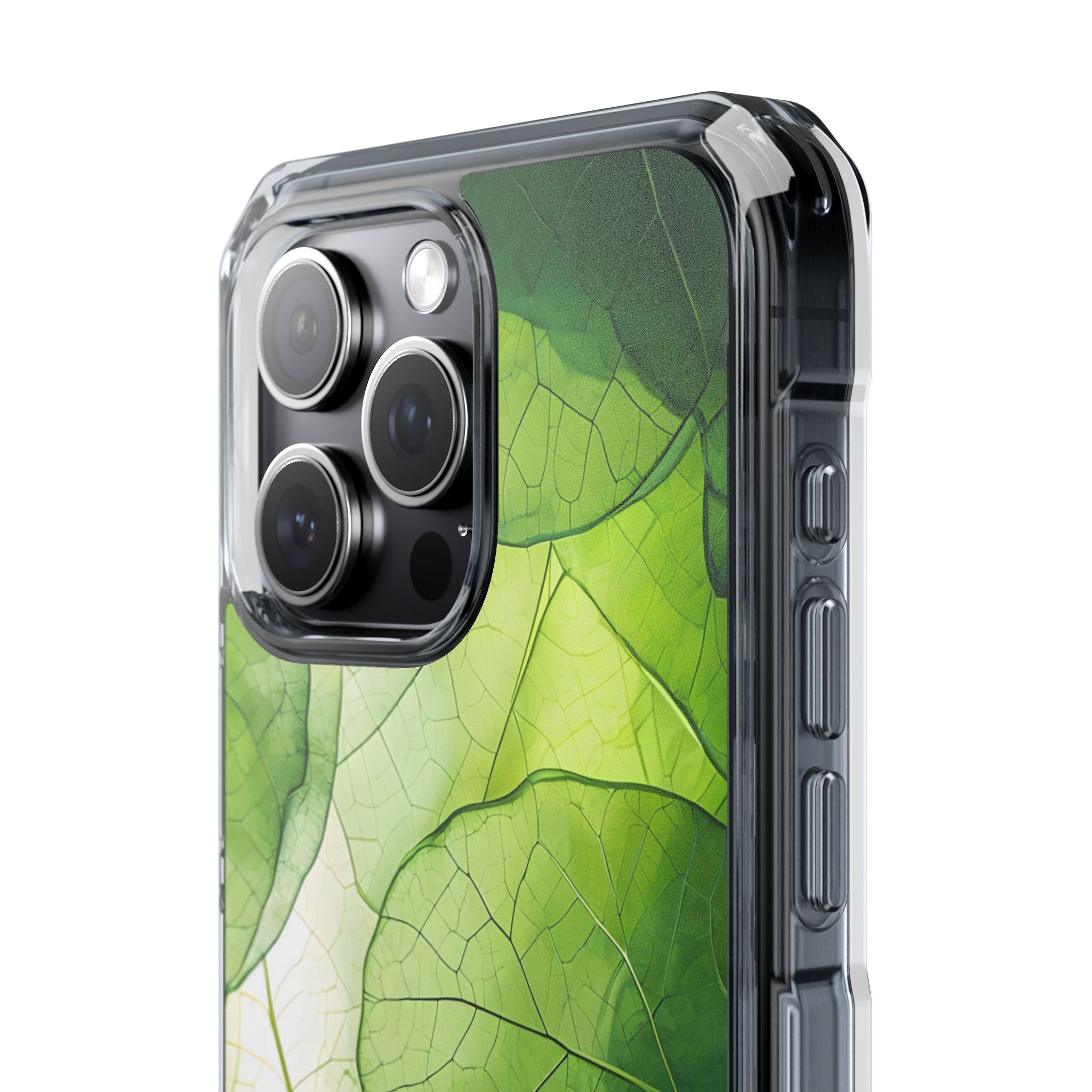 Emerald Leaf Veins · Impact Phone Case for iPhone · Magsafe