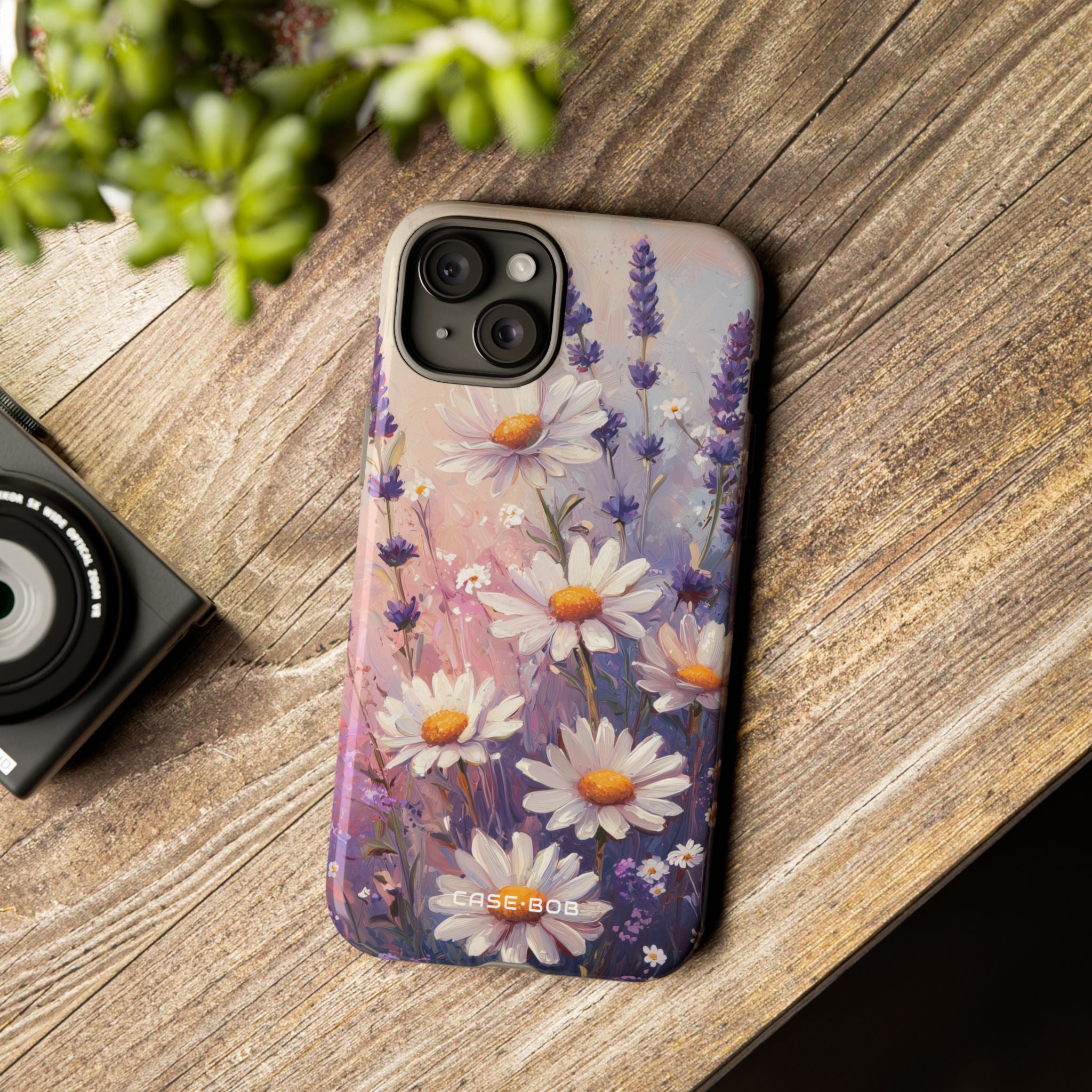 Daisy Lavendelblüte iPhone 15 Plus Case - Tough
