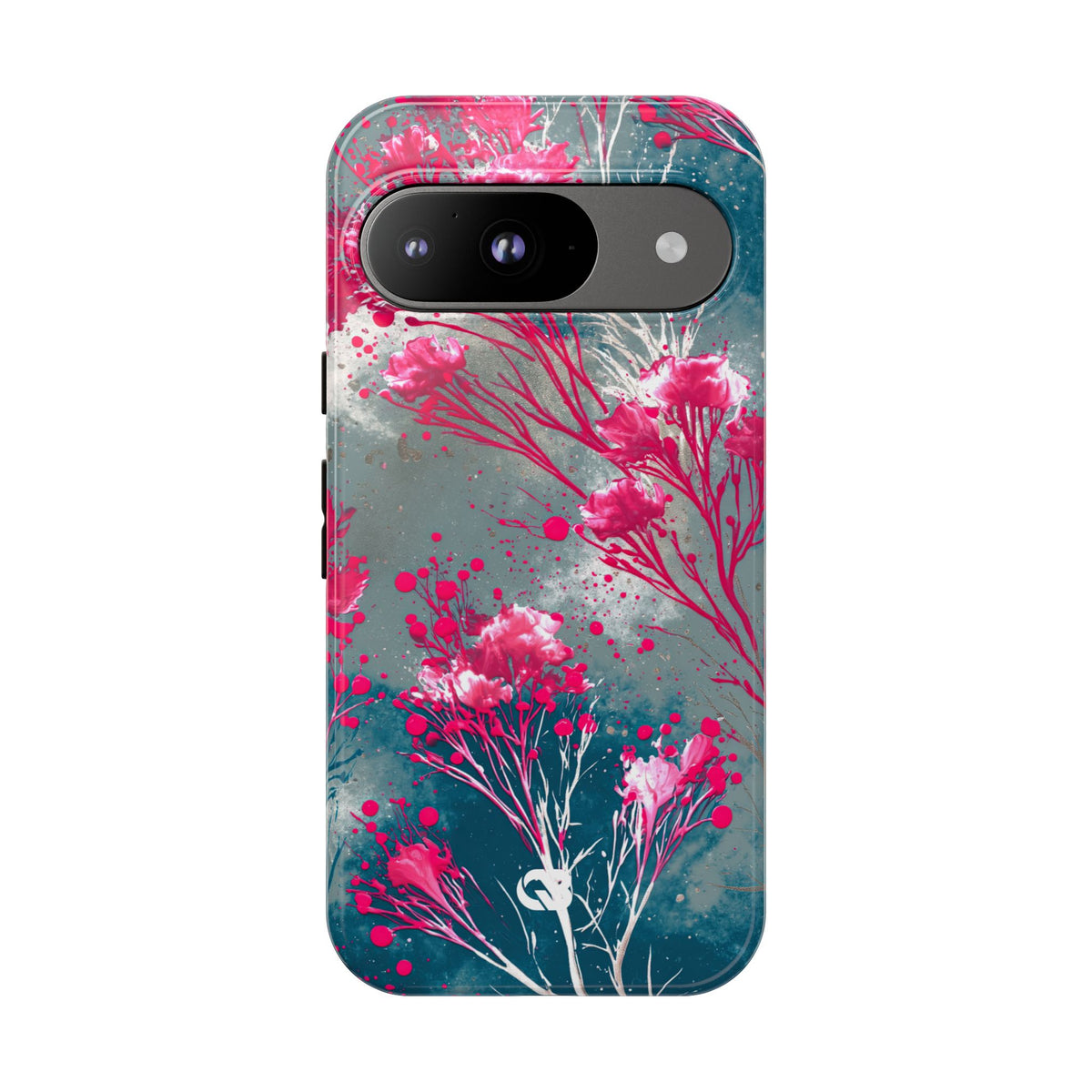 Cyber Blossom · Tough Phone Case for Pixel · Teal