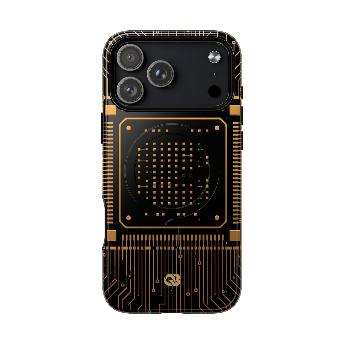 Gold Tough 2.0 Magsafe Phone Case for iPhone - Cyber Gold Processor