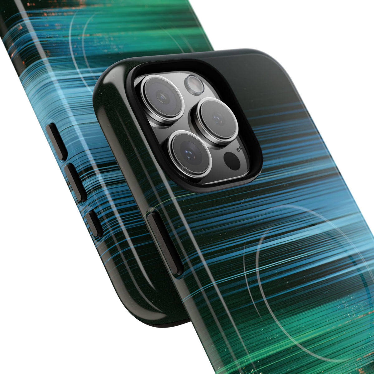 Digital Shoreline Drift · Tough 2.0 Magnetic Phone Case for iPhone · Teal