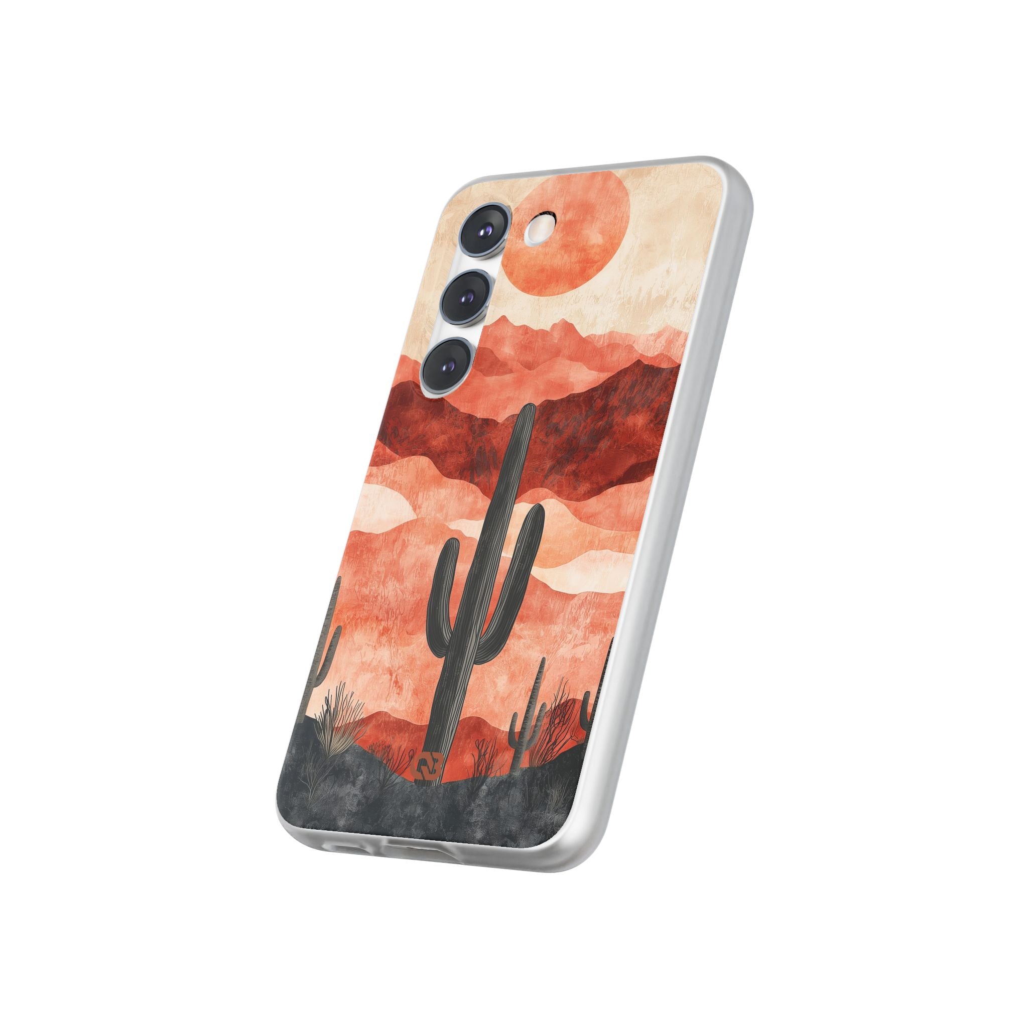 Terracotta Desert Sun · Soft Phone Case for Samsung