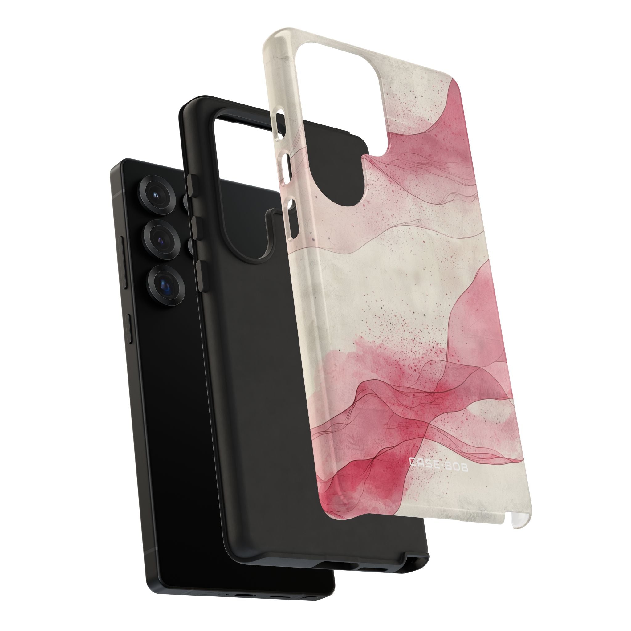 Crimson Waves Samsung S25 Ultra Case - Tough