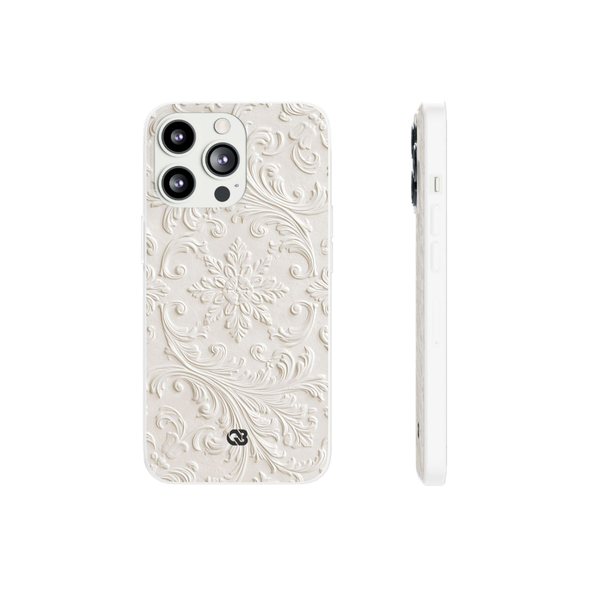 Sculpted Acanthus Relief · Lite Phone Case for iPhone · White