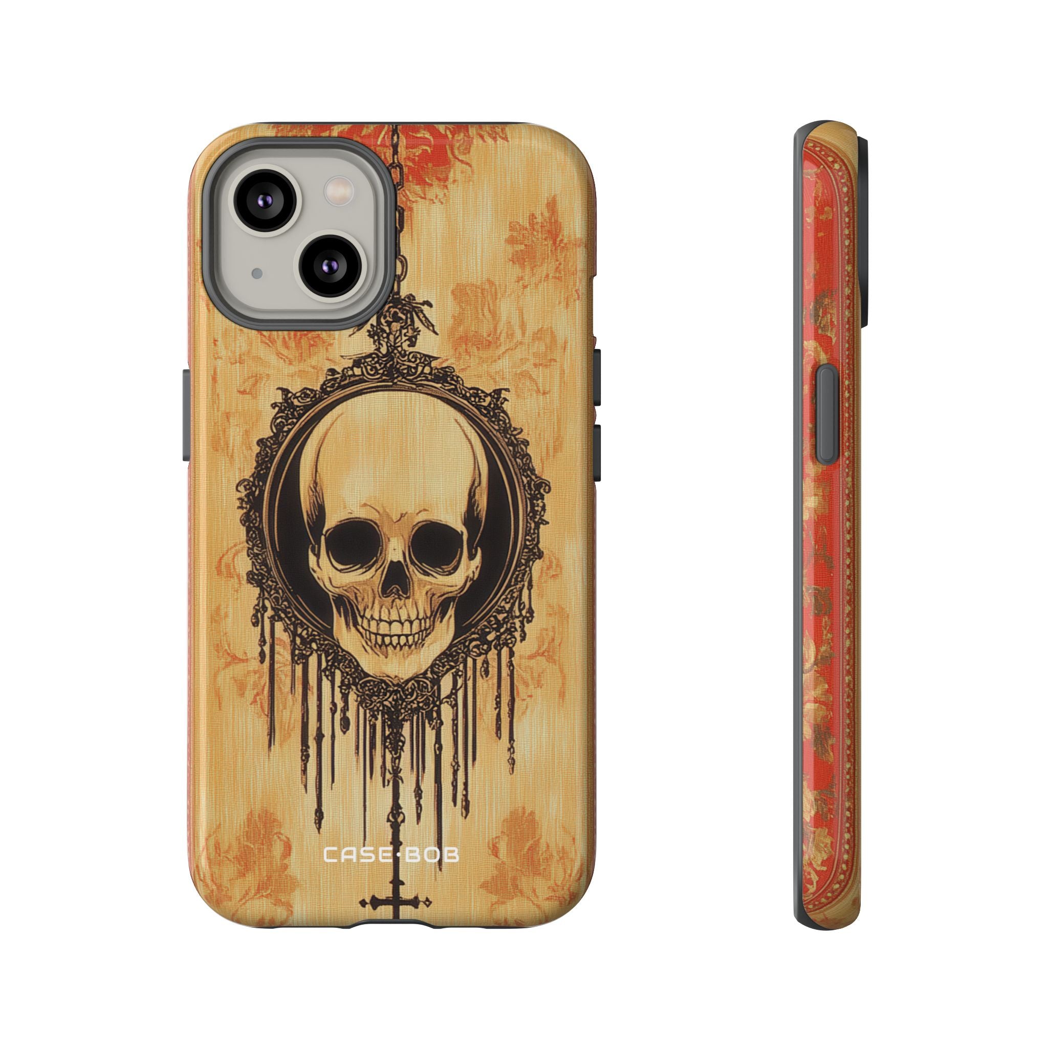 Skull Anhänger iPhone 14 Case - Tough