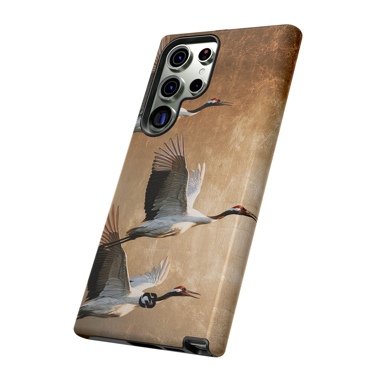 Golden Crane Flight · Tough Phone Case for Samsung · Gold