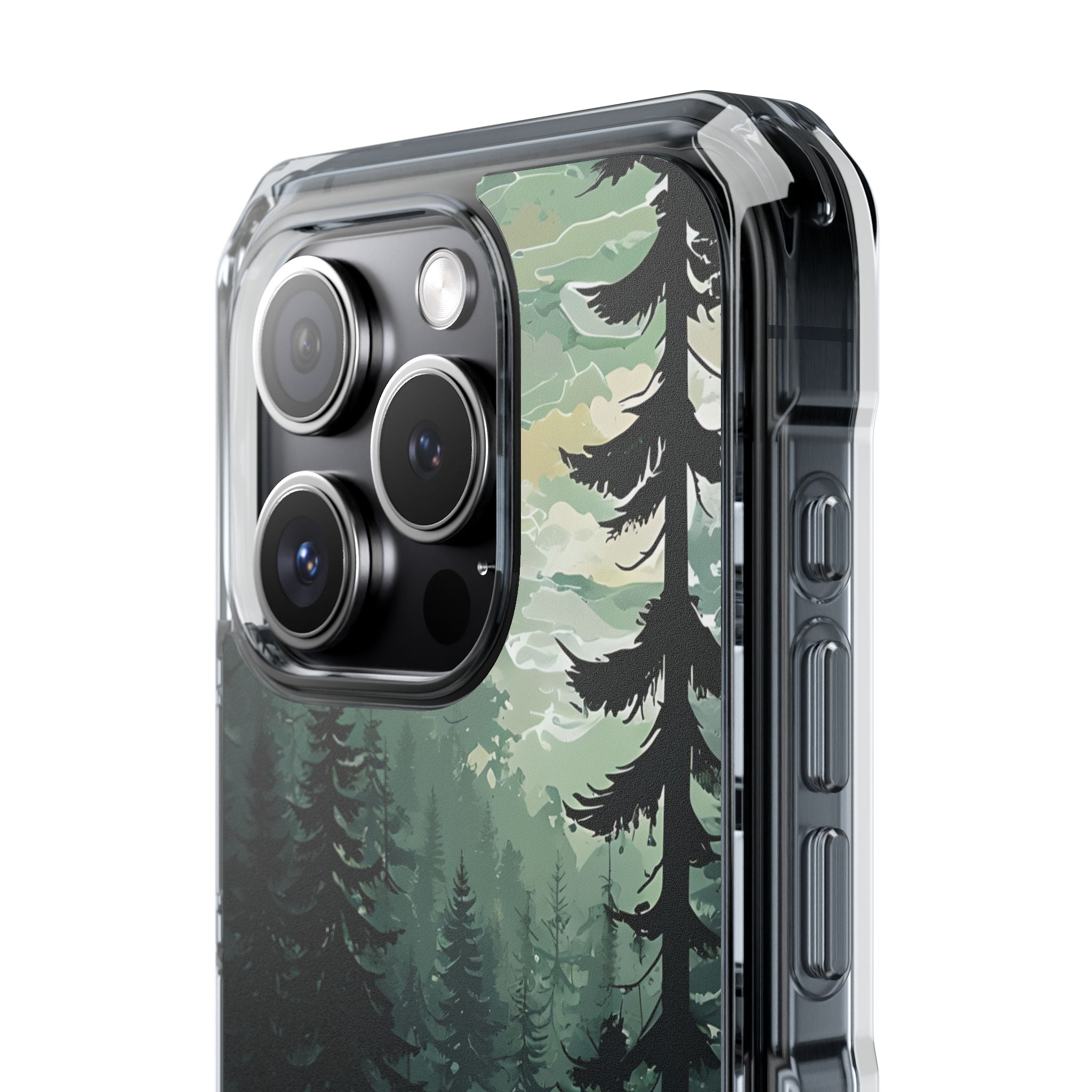 Misty Pine Shadow · Impact Phone Case for iPhone · Magsafe