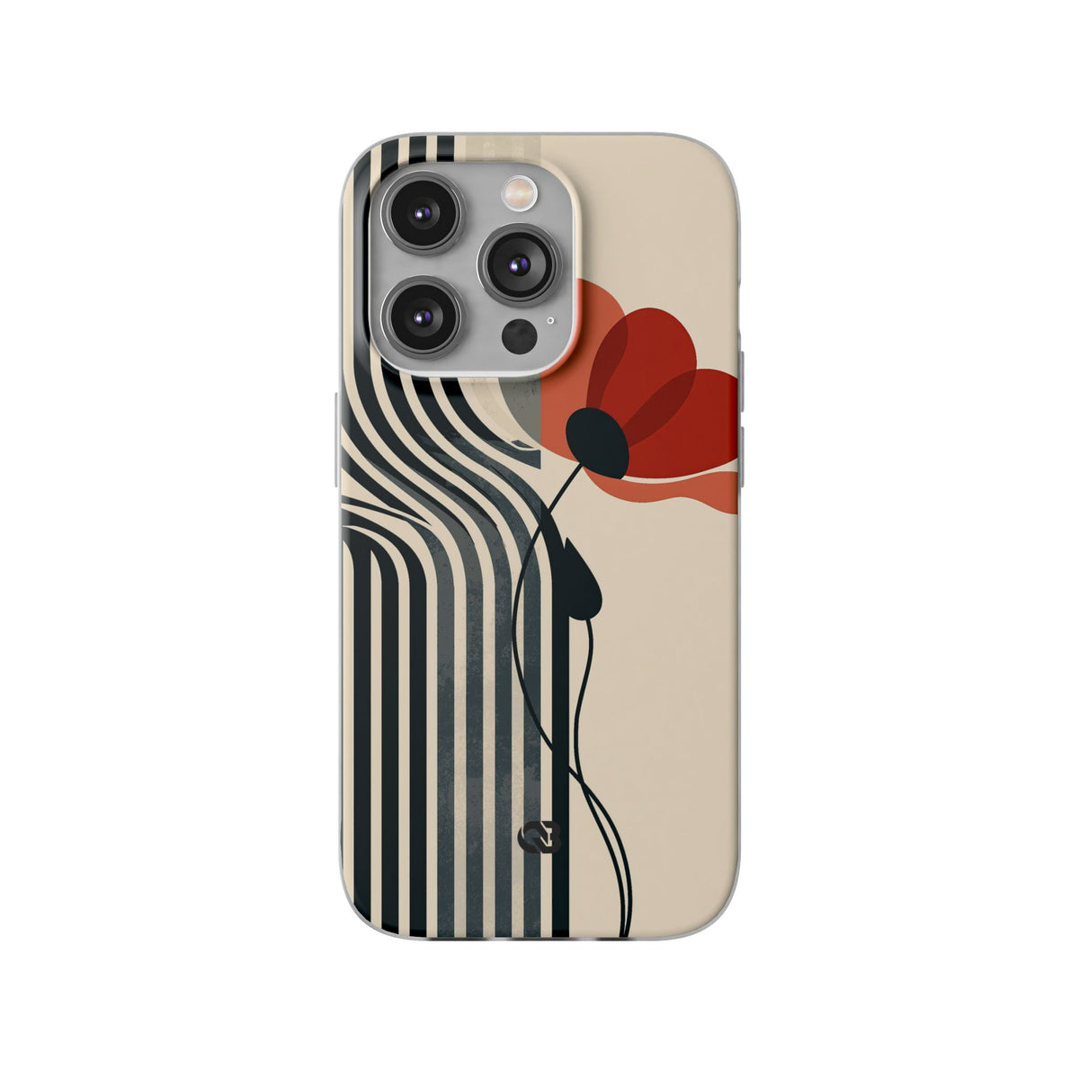 Modernist Poppy · Lite Phone Case for iPhone · Beige