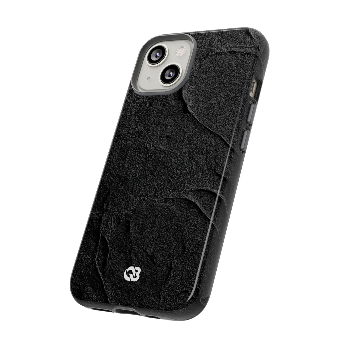 Obsidian Stucco Relief · Tough Phone Case for iPhone · Black