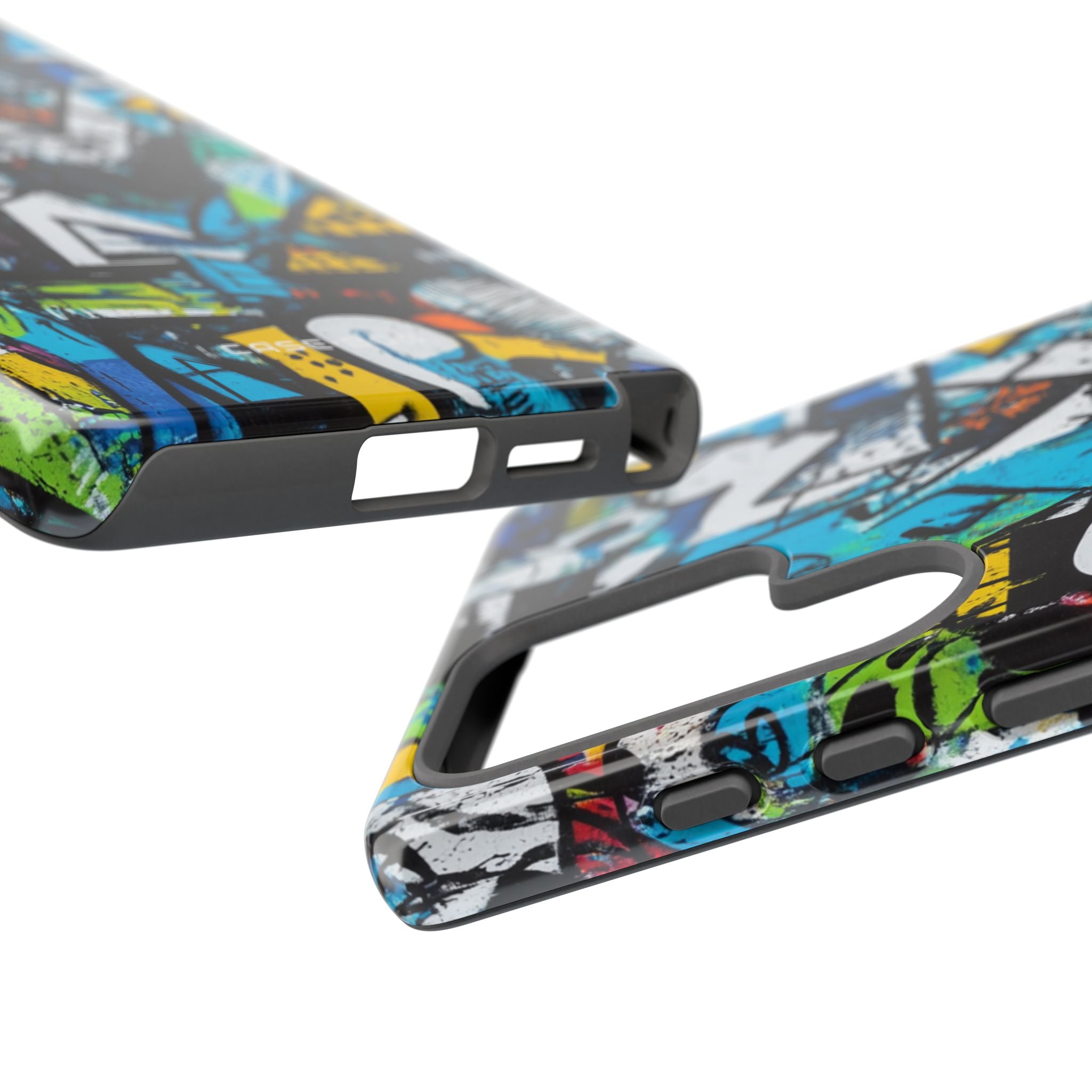 White Ripple Drift Samsung S25 Ultra Skal - Tough