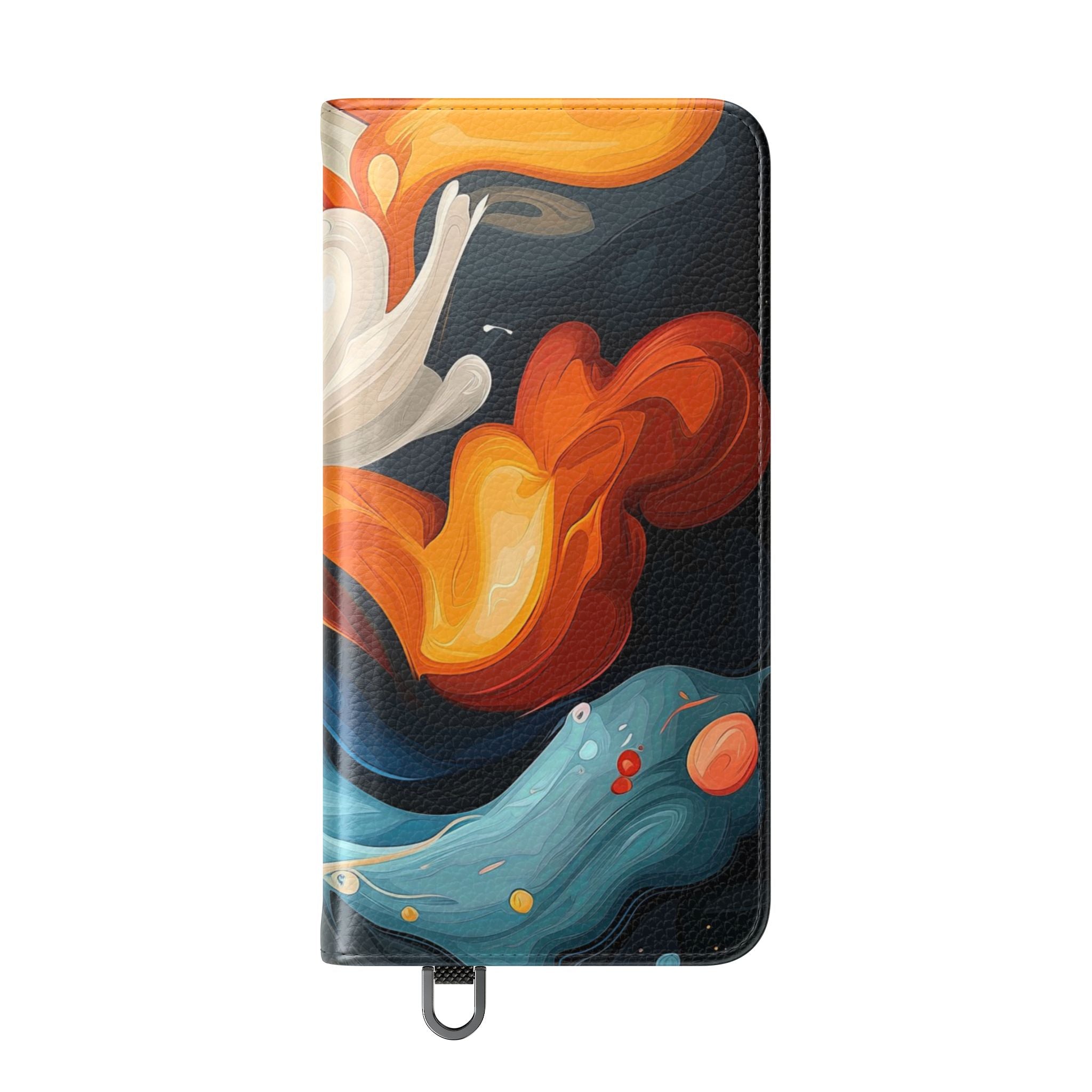 Fiery Swirl - Samsung S25 Case - Wallet
