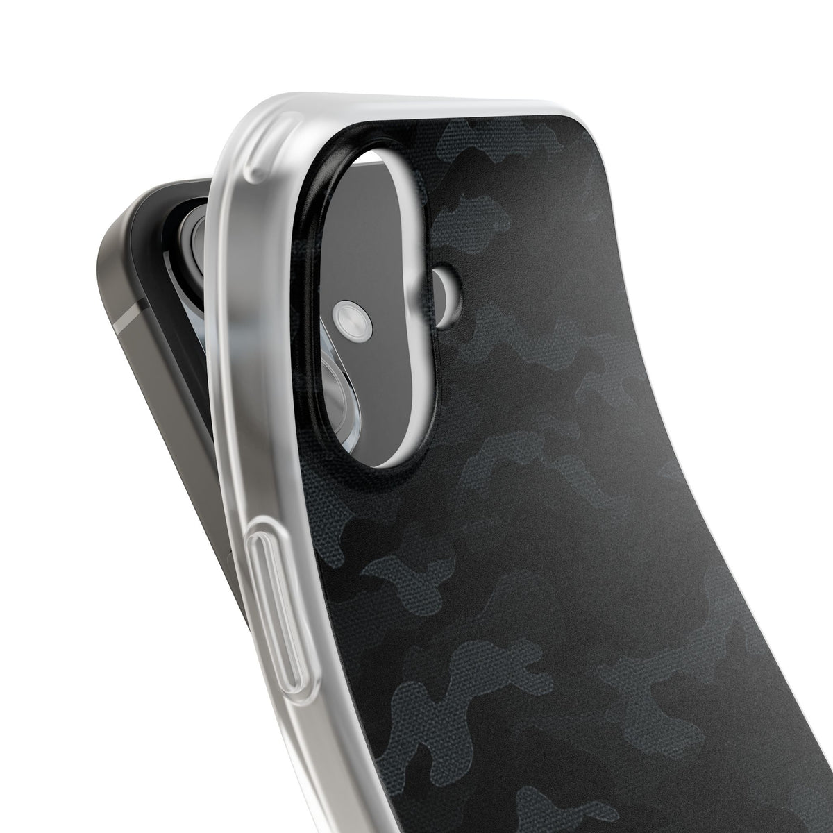Blackout Urban Camo · Lite Phone Case for iPhone · Black
