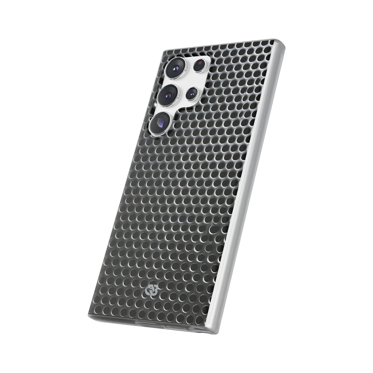 Silver Lite Phone Case for Samsung - Brutalist Steel Mesh