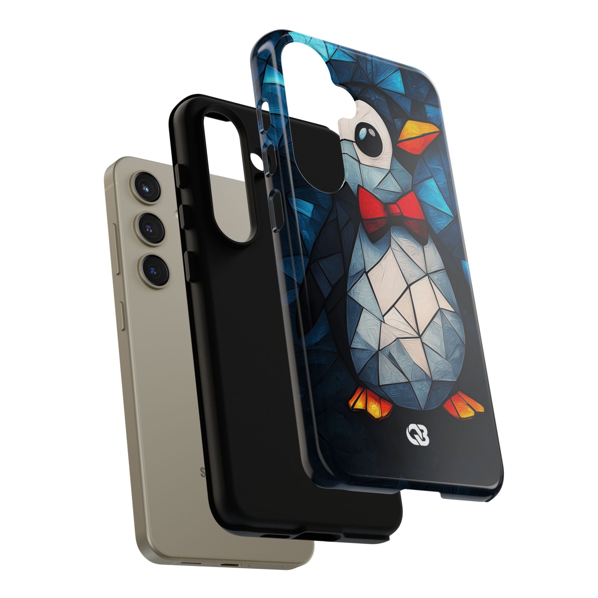 Mosaic Bowtie Penguin · Tough Hoesje voor Samsung
