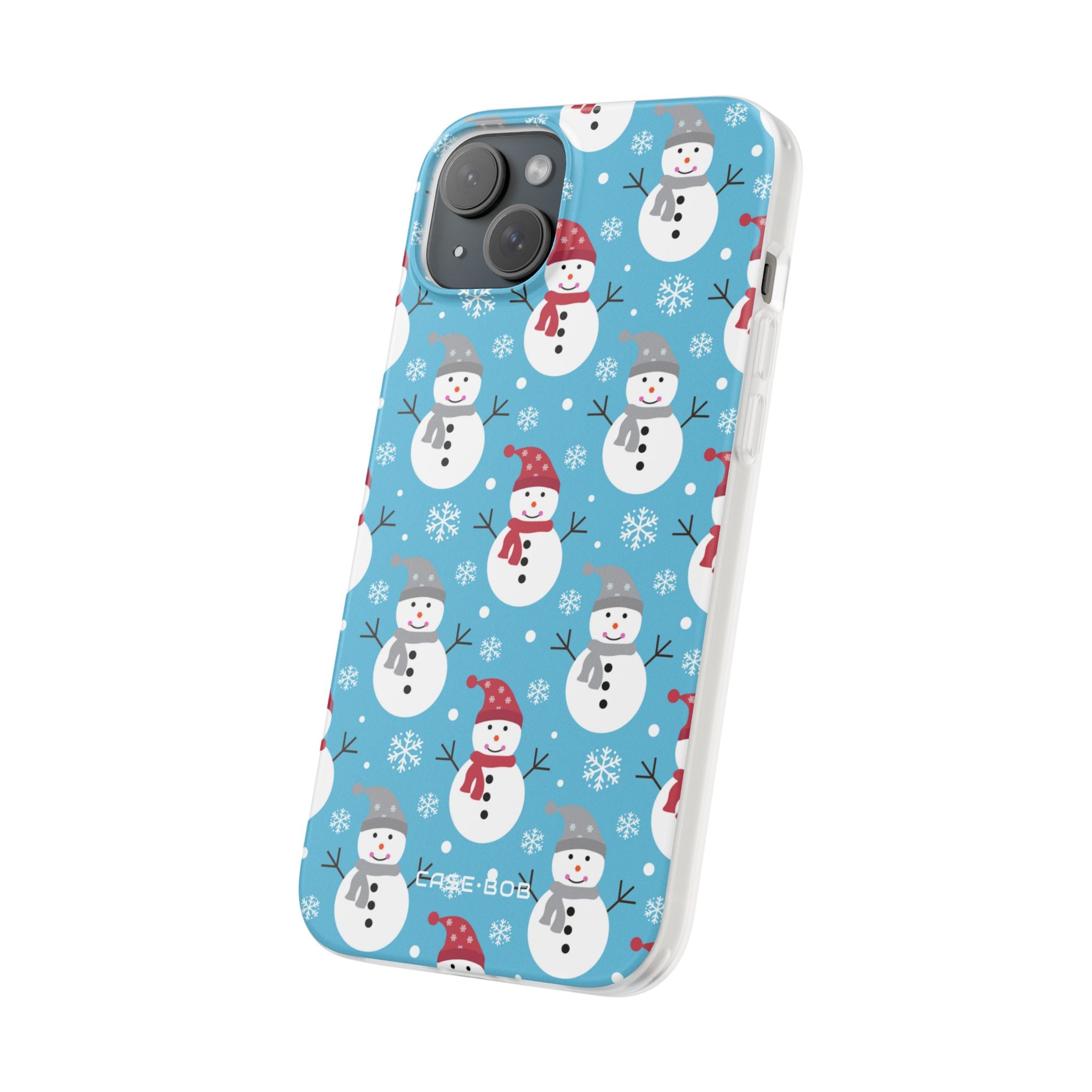 Snowman Parade iPhone 15 Plus Cover - Blød