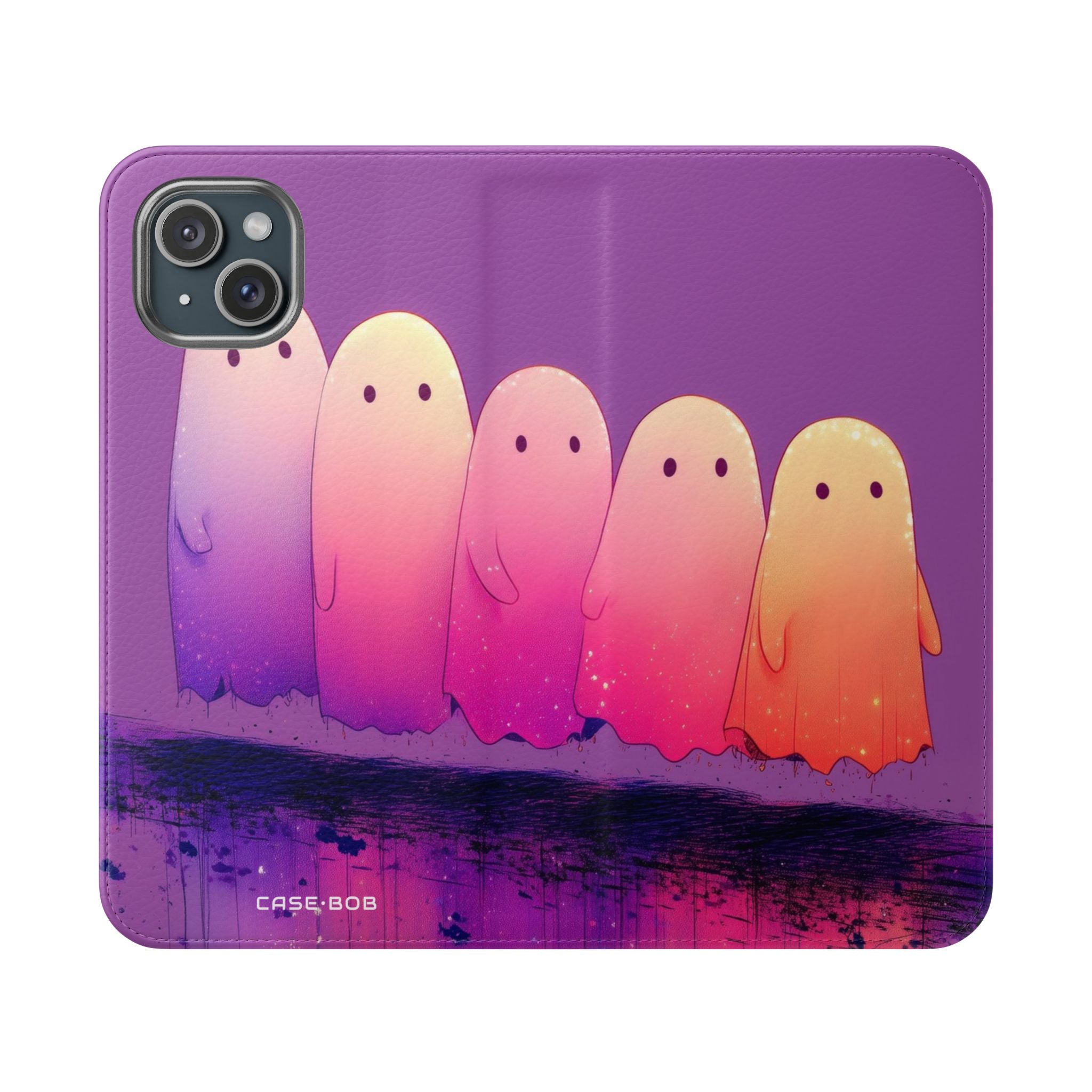 Spookachtig Gloed - iPhone 15 Plus Case - Portemonnee