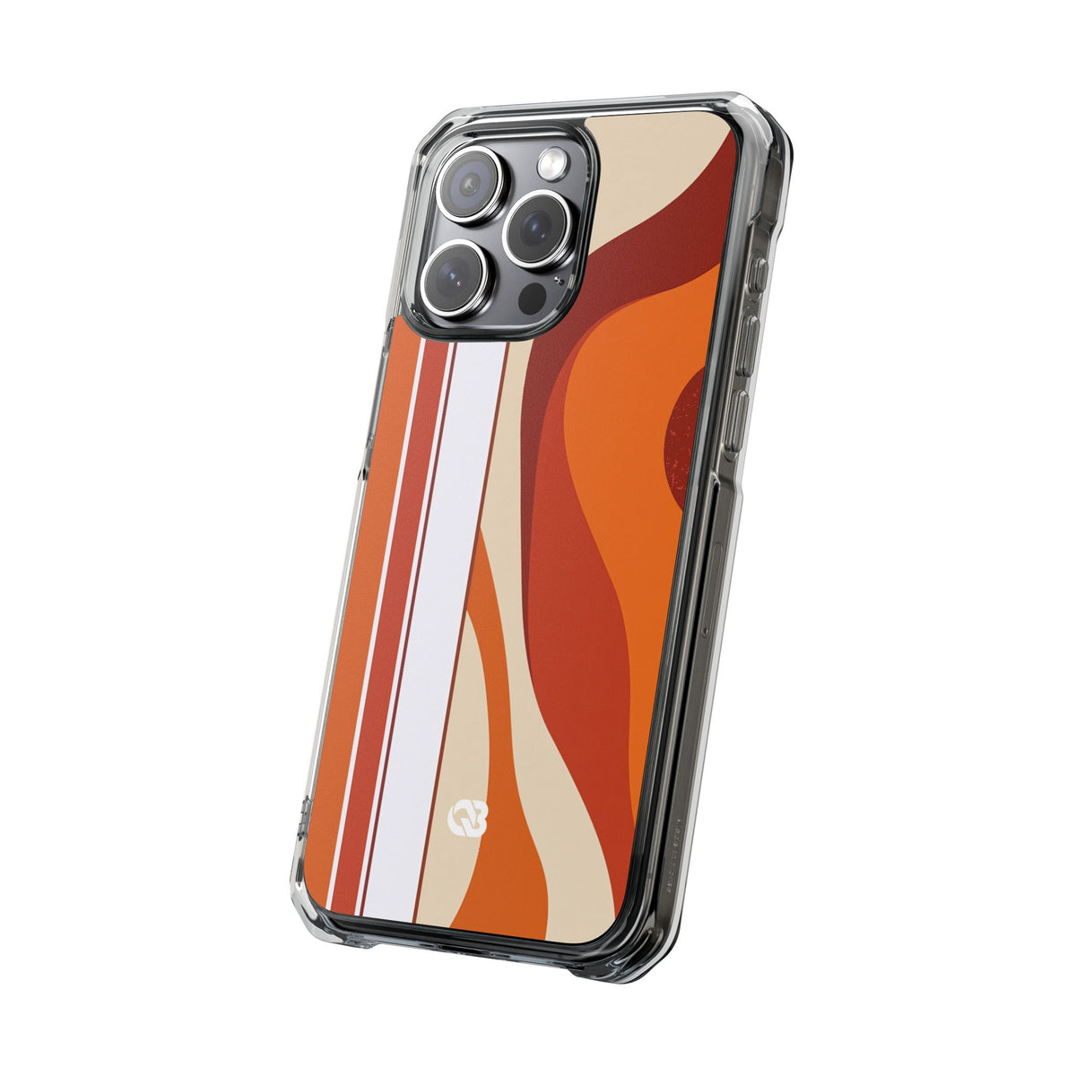 Sienna Horizon · Clear Impact Magnetic Phone Case for iPhone · Orange
