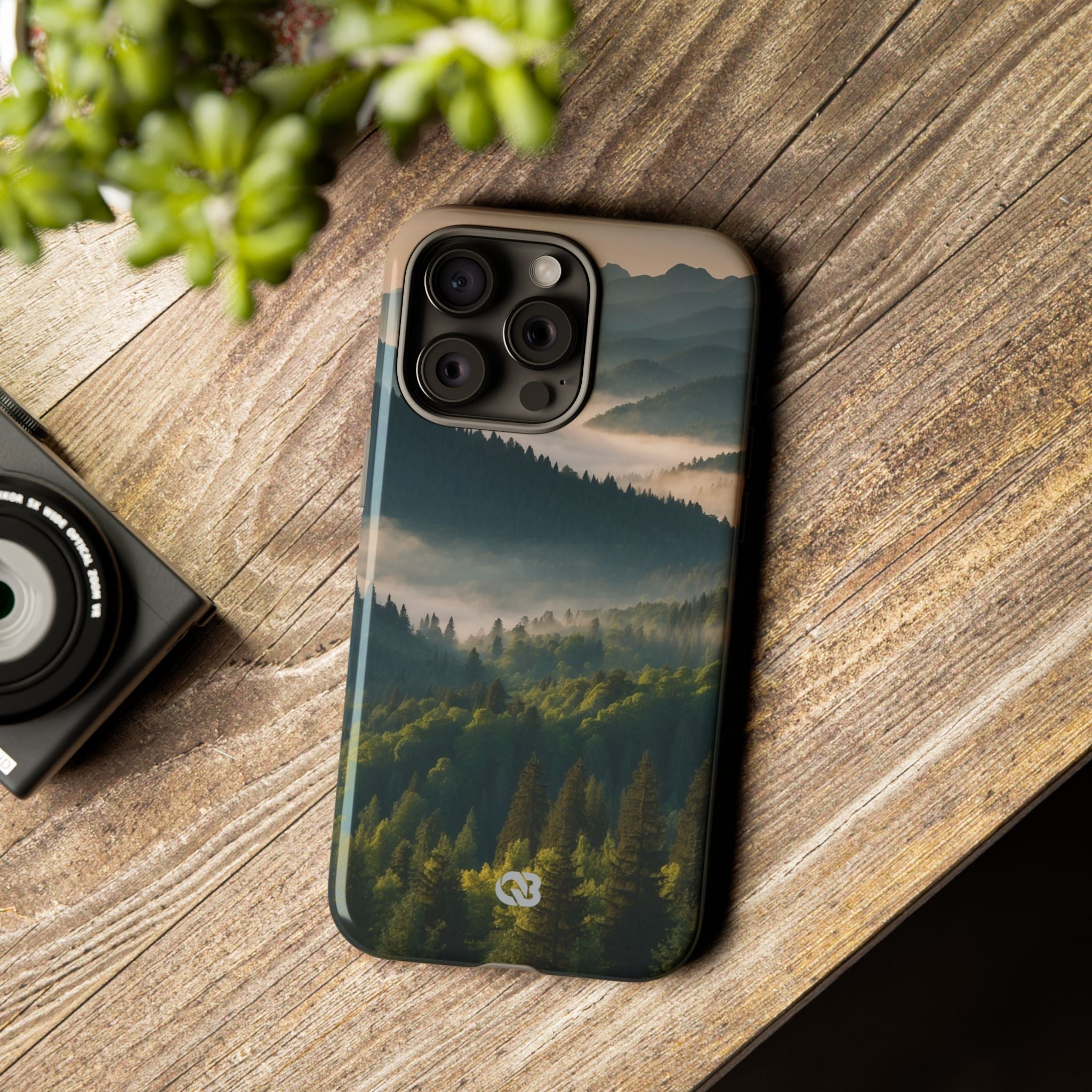 Foggy Mountain Ridge · Tough Phone Case for iPhone