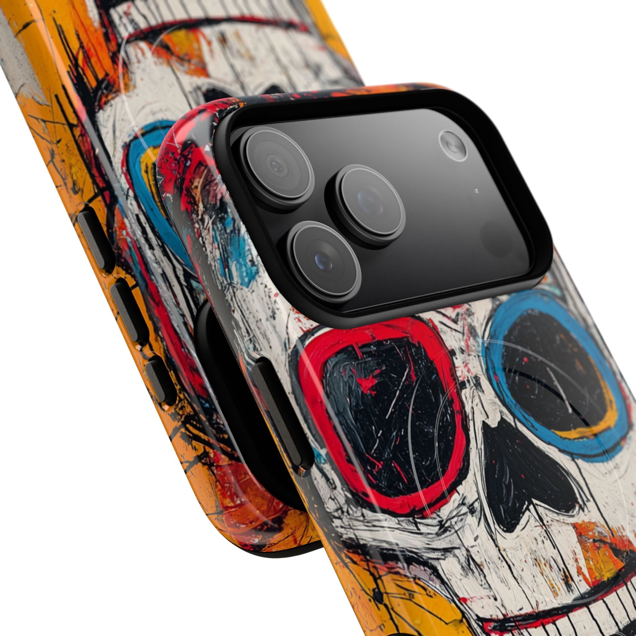 Vivid Graffiti Skull · Tough+ Handyhülle für iPhone · Magsafe