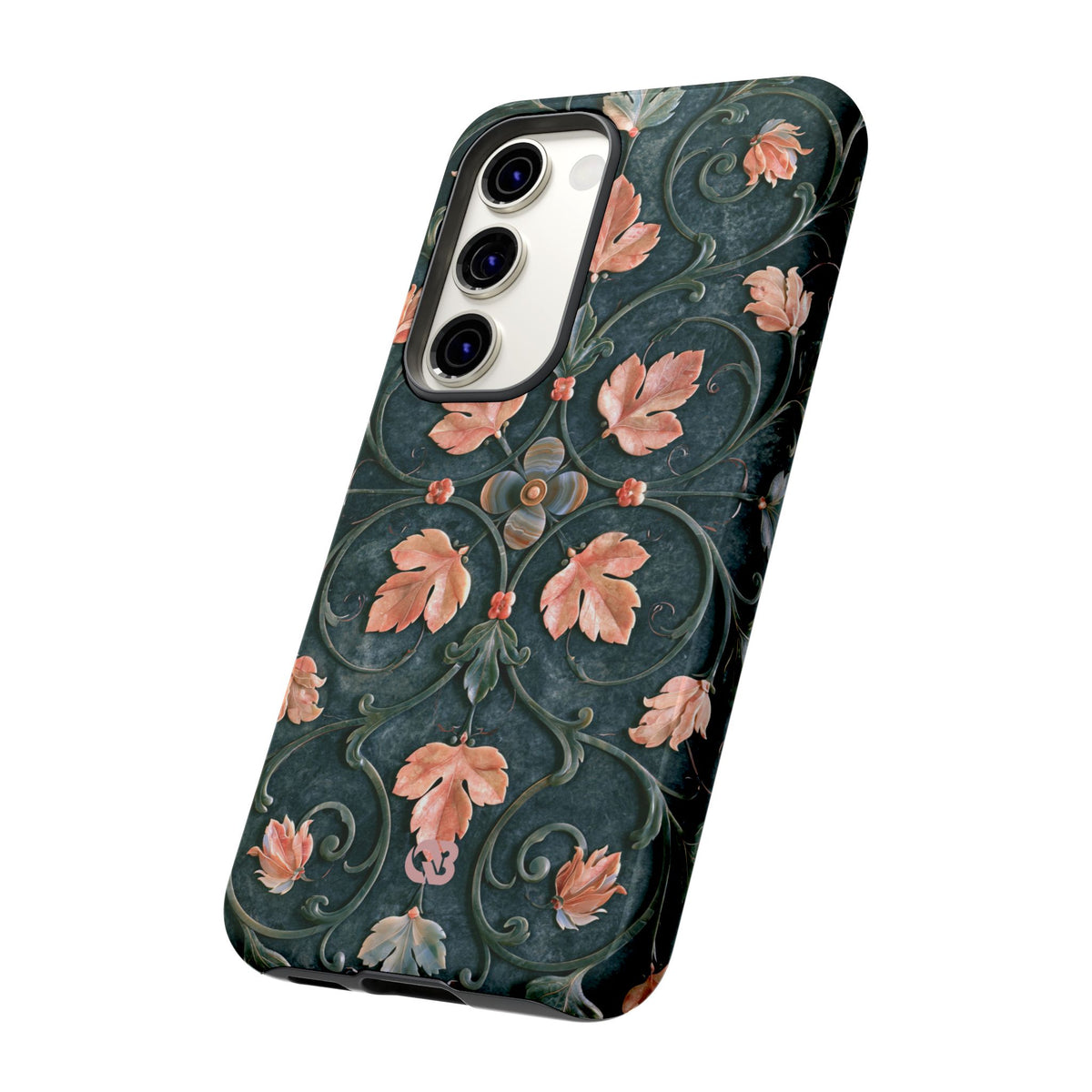 Florentine Rose Arabesque · Tough Phone Case for Samsung · Green
