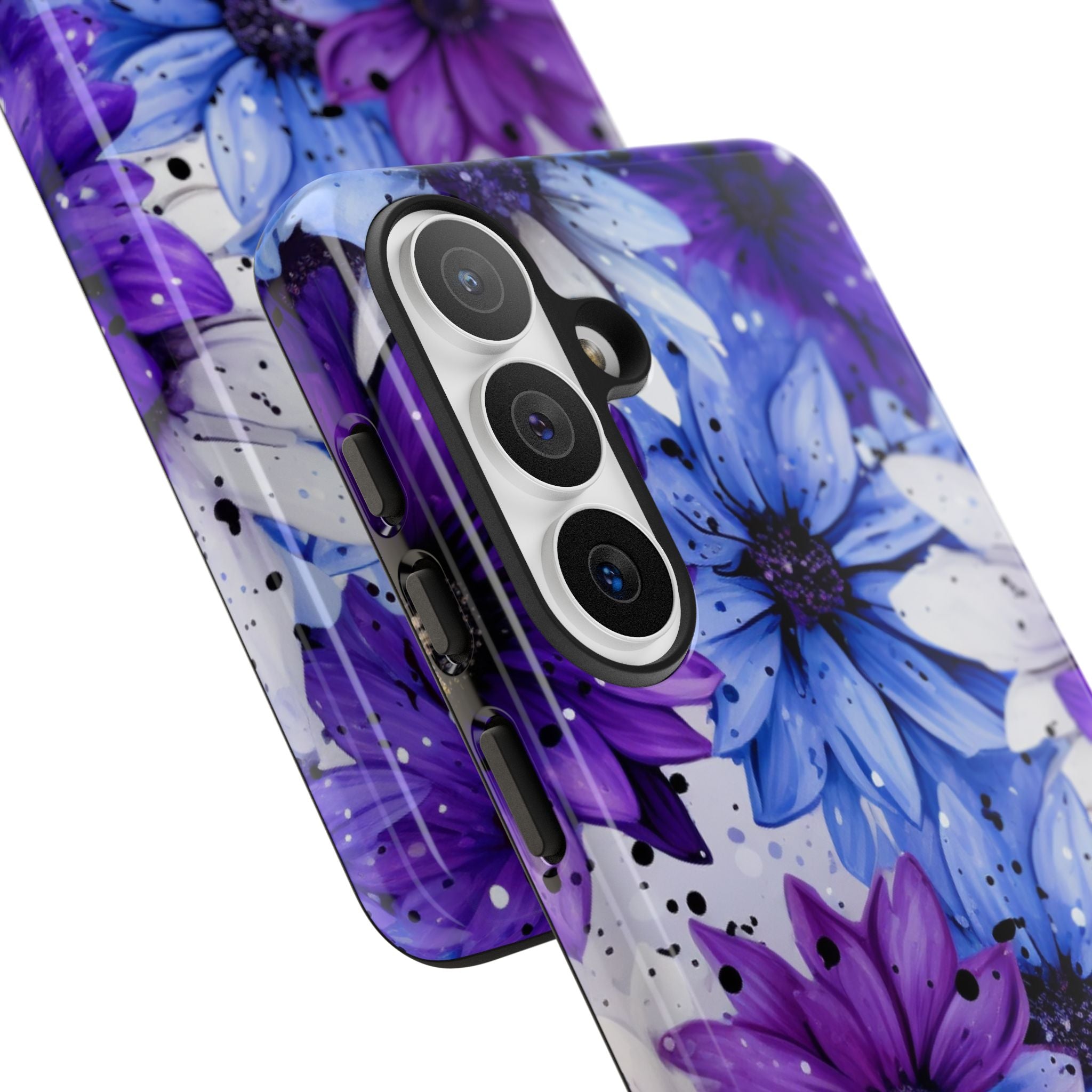 Ink Splatter Blooms · Tough Coque de téléphone pour Samsung