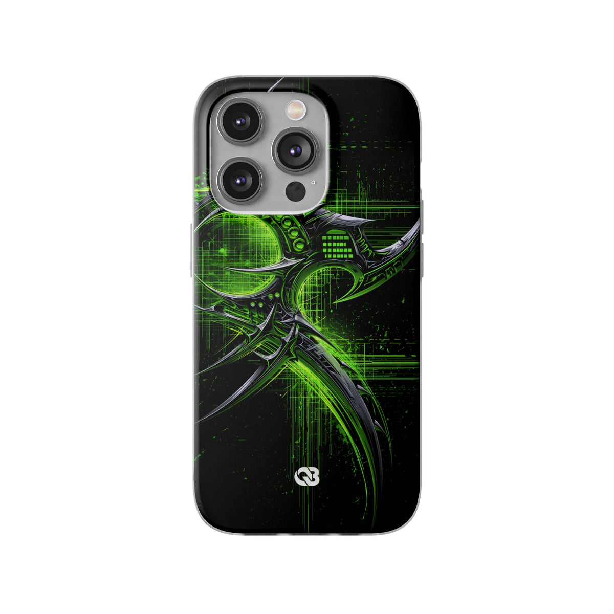 Cyber Sigil Grid · Lite Phone Case for iPhone · Green