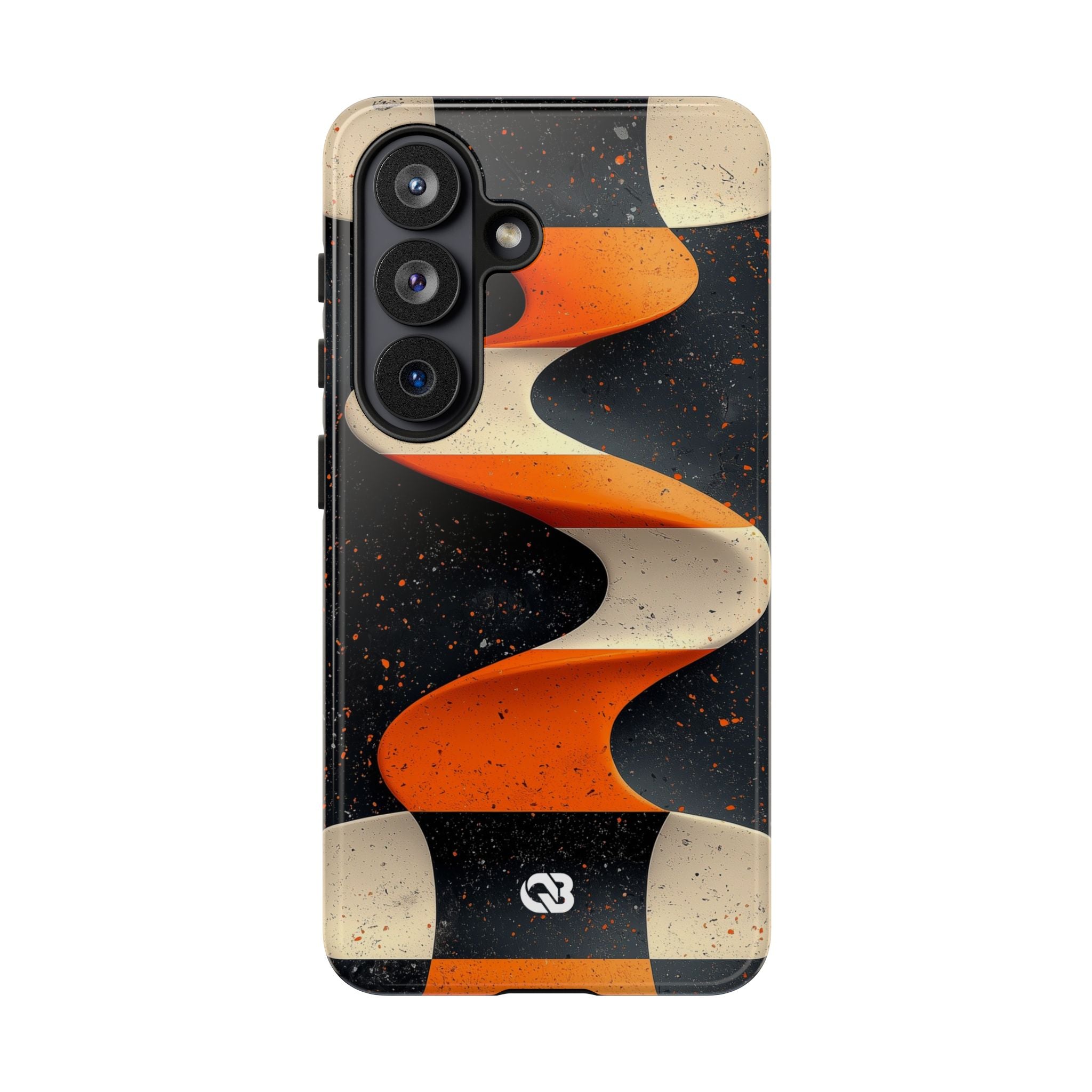 Orange Grit Twist · Tough Phone Case for Samsung