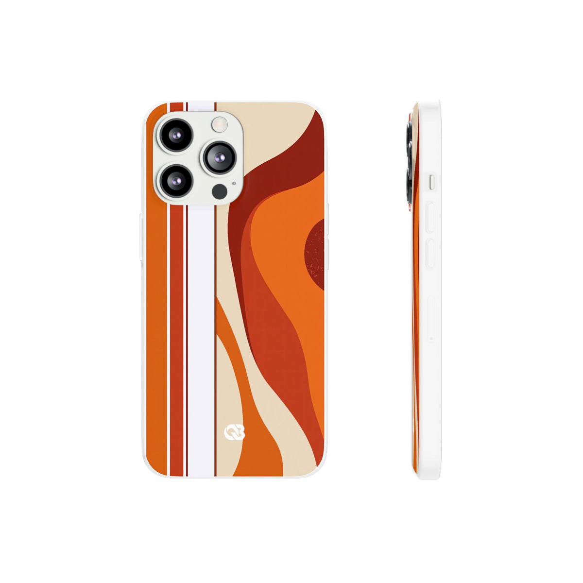 Terracotta Strata · Lite Phone Case for iPhone · Orange