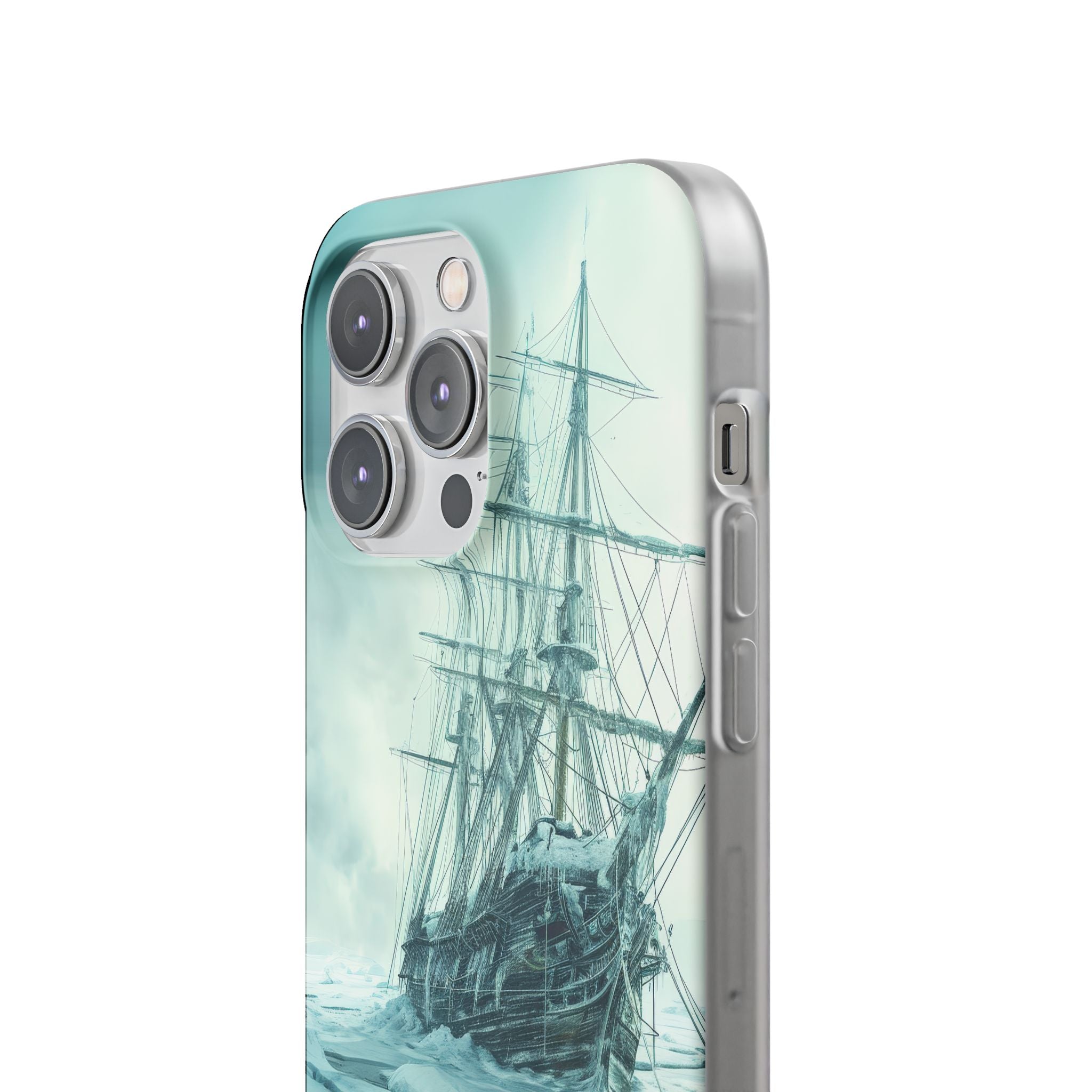 Icebound Ship iPhone 14 Pro Max Case - Soft