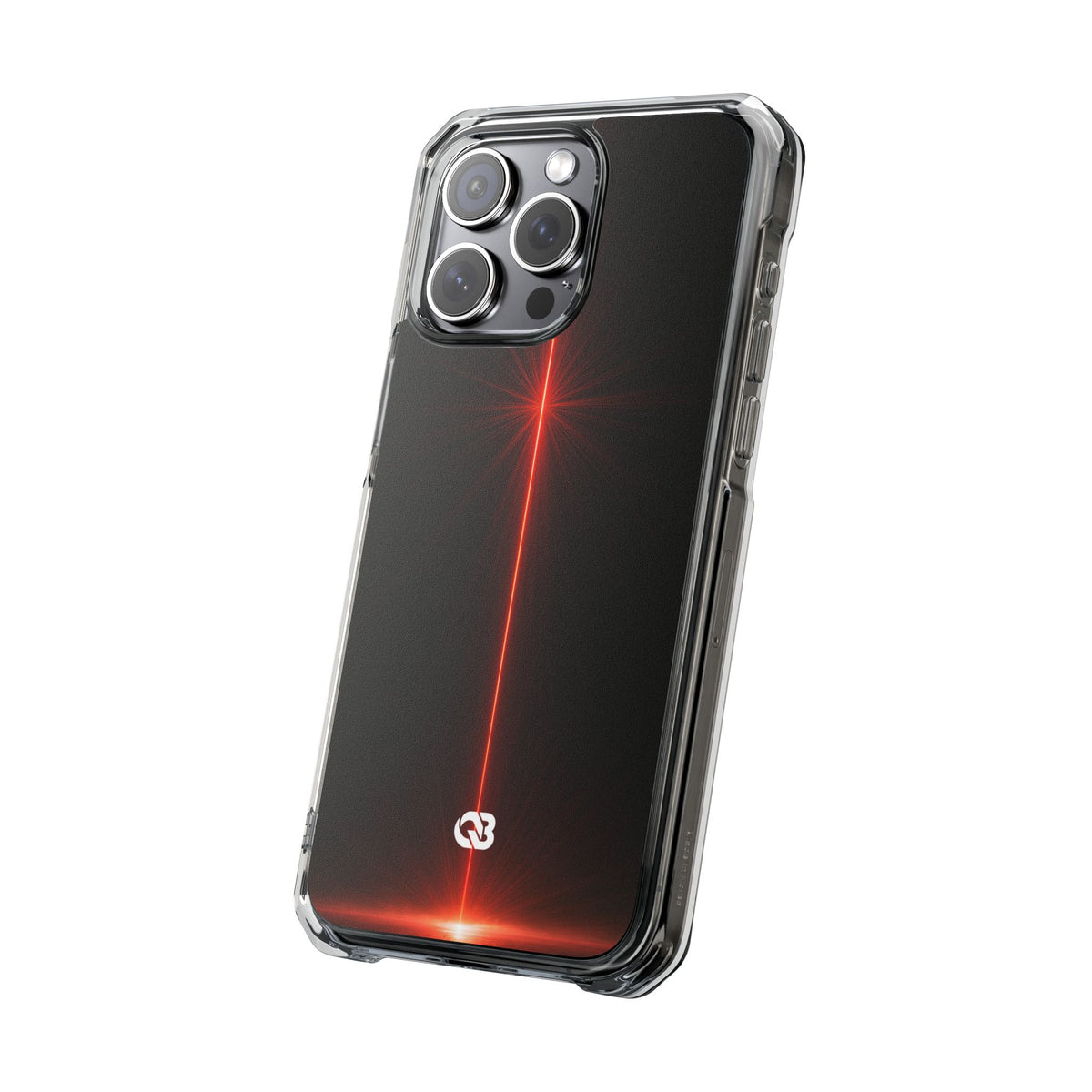 Red Impact MagSafe Phone Case for iPhone - Crimson Flare Vector