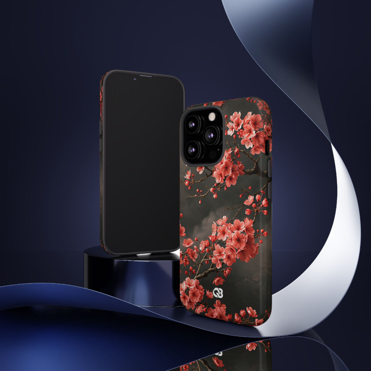 Dark Sakura Nocturne · Tough Phone Case for iPhone · Black