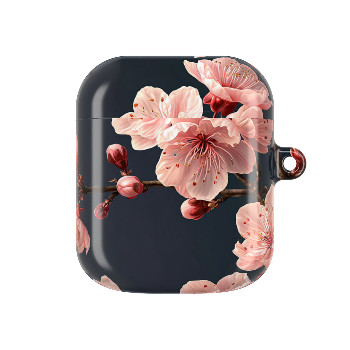 Midnight Sakura Bloom · Hard Case for AirPods & AirPods Pro · Pink