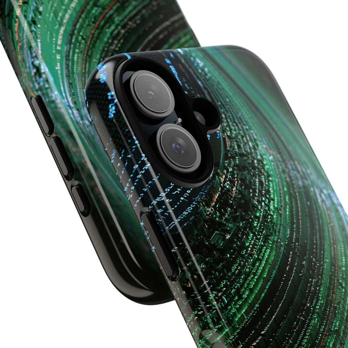 Orbital Data Stream · Tough Phone Case for iPhone · Green