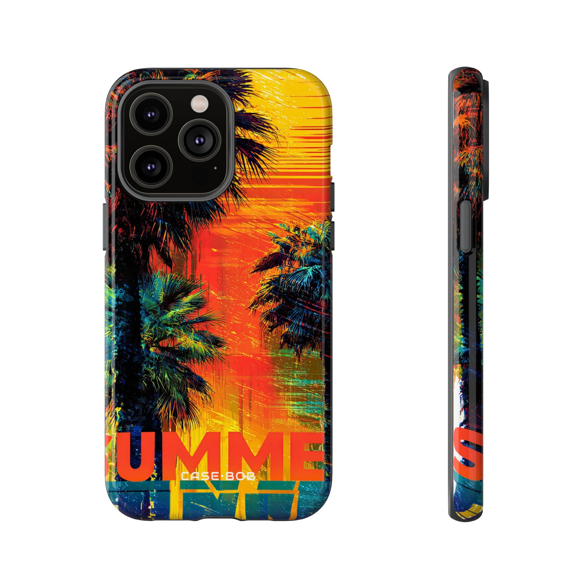 Tropical Sunburst iPhone 14 Pro Max Case - Tough