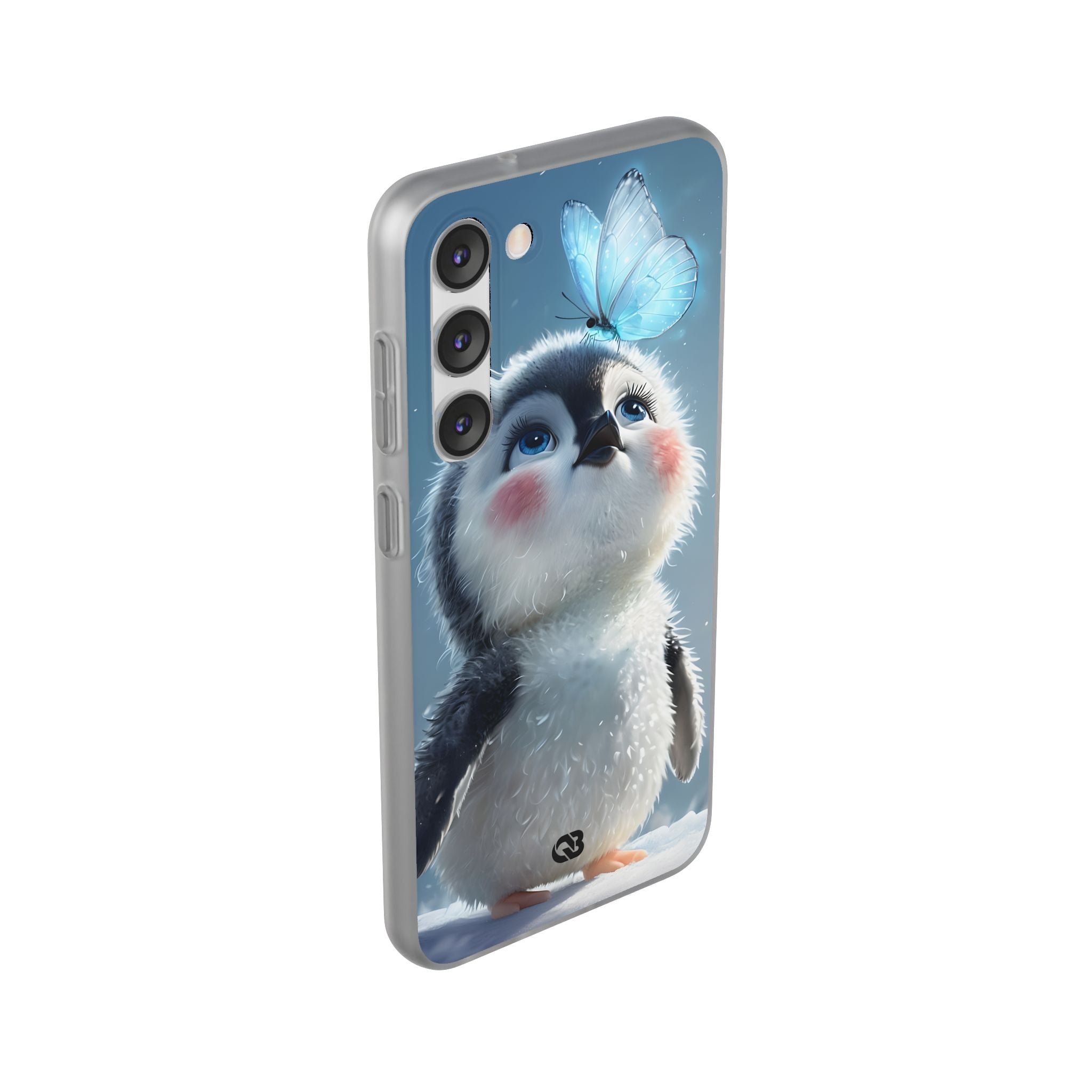 Frosty Penguin Glow · Soft Phone Case for Samsung