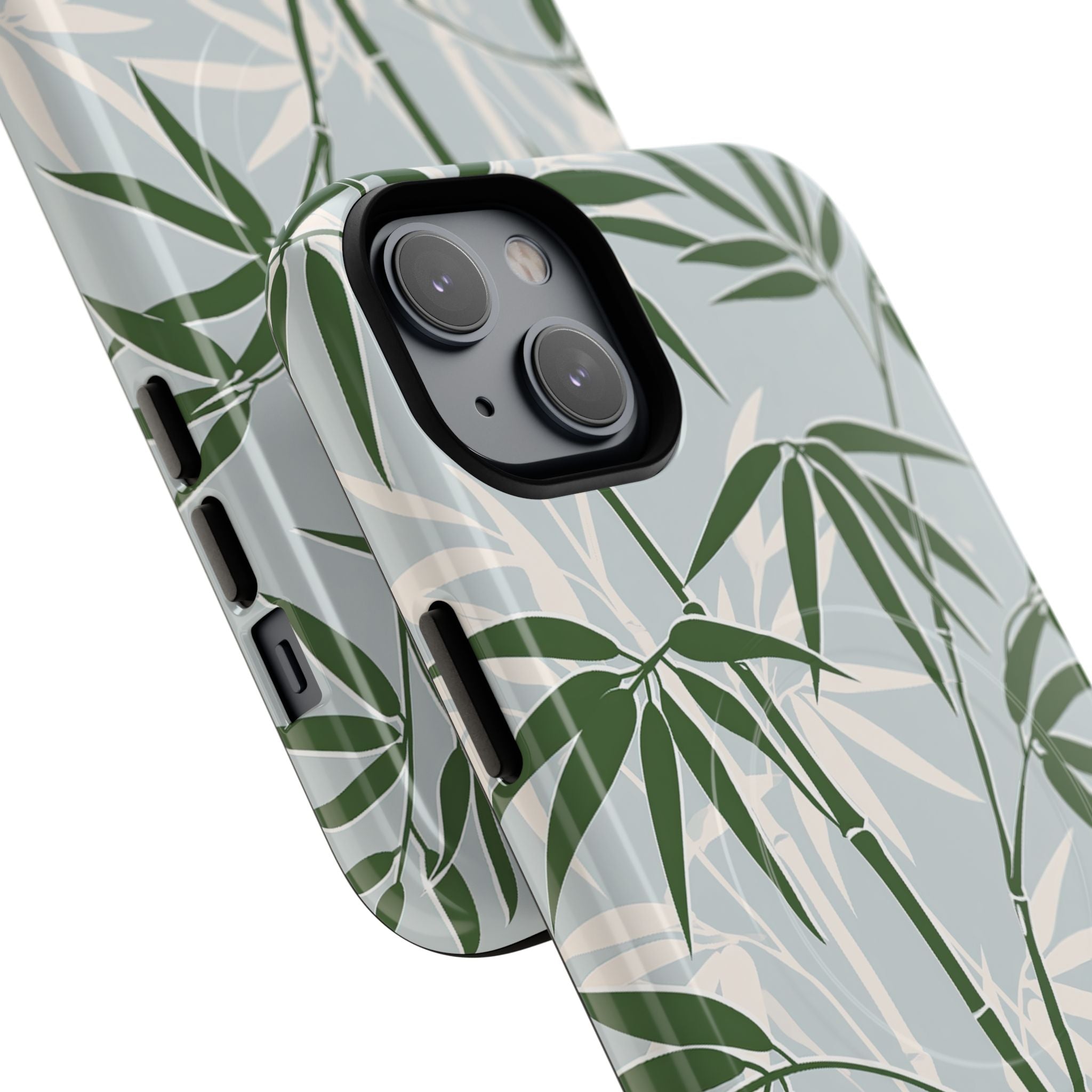 Green Tough 2.0 Magsafe Phone Case for iPhone - Kyoto Bamboo Canopy