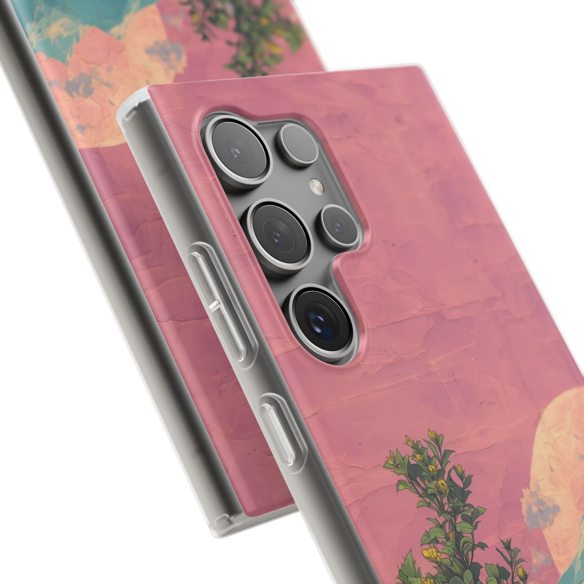 Lunar Pastel Bloom · Soft Phone Case for Samsung