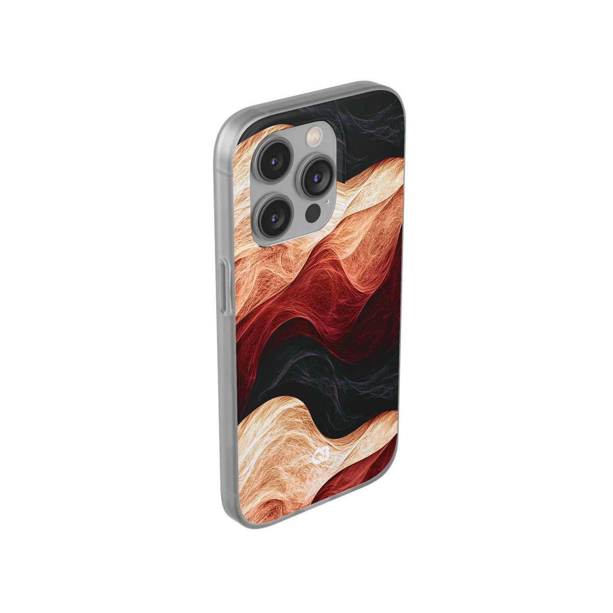 Ember Wave Dispersion · Lite Phone Case for iPhone · Red