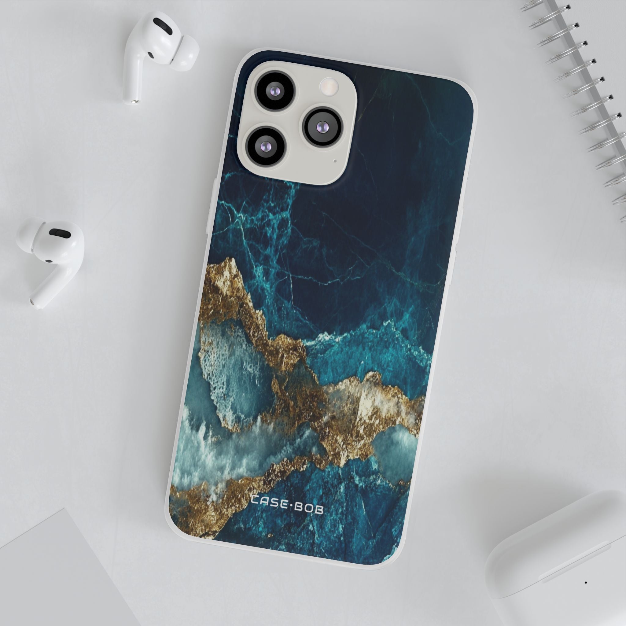 Gezacktes Gold Split iPhone 13 Pro Max - Soft